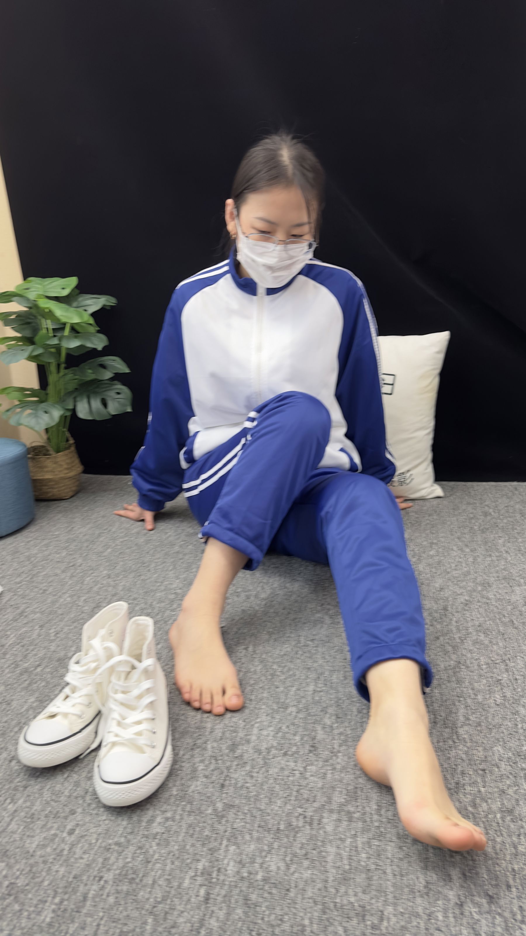 三禾摄影 No.008 校服 帆布鞋 船袜 短丝/(153P)