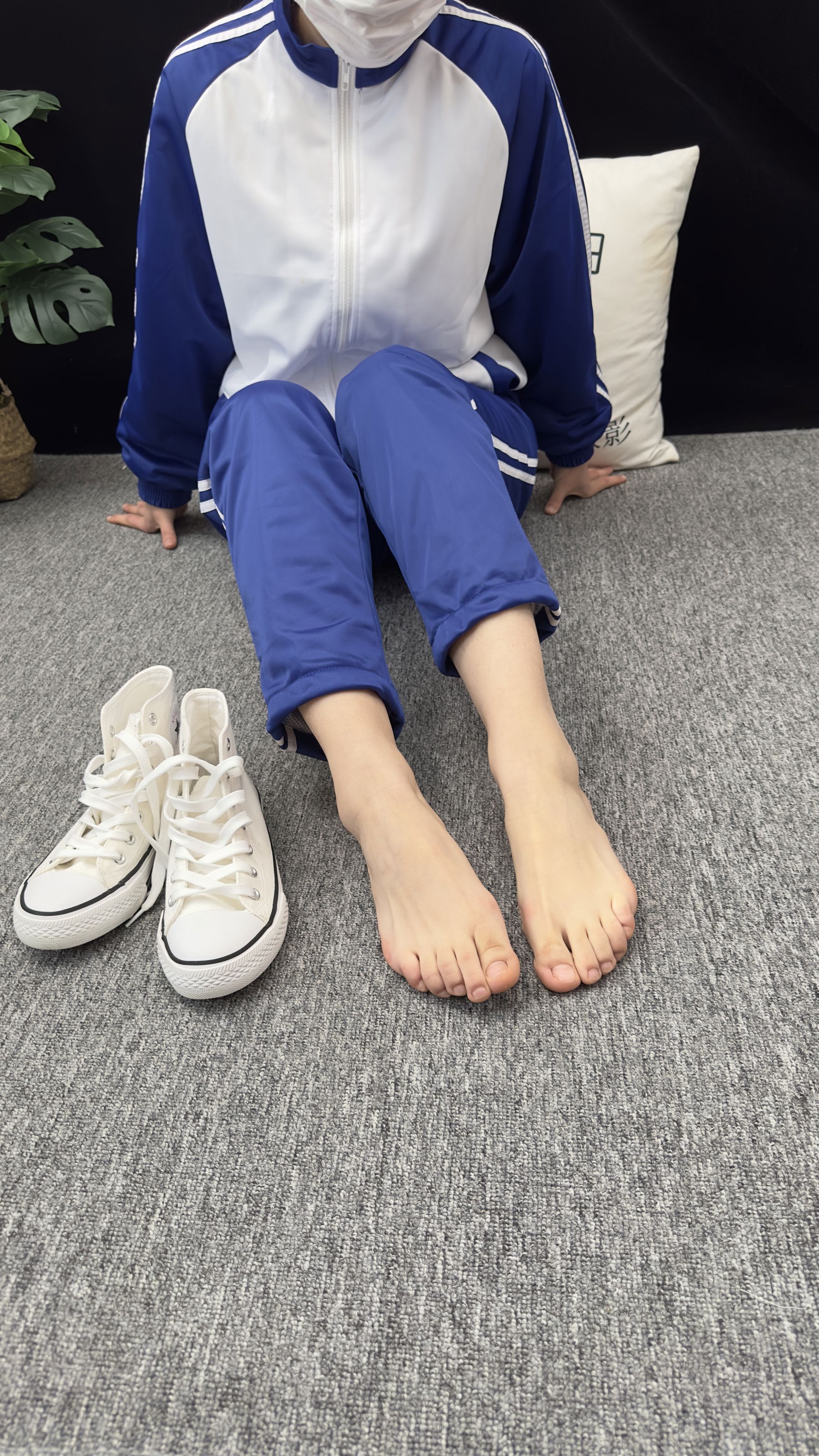 三禾摄影 No.008 校服 帆布鞋 船袜 短丝/(153P)