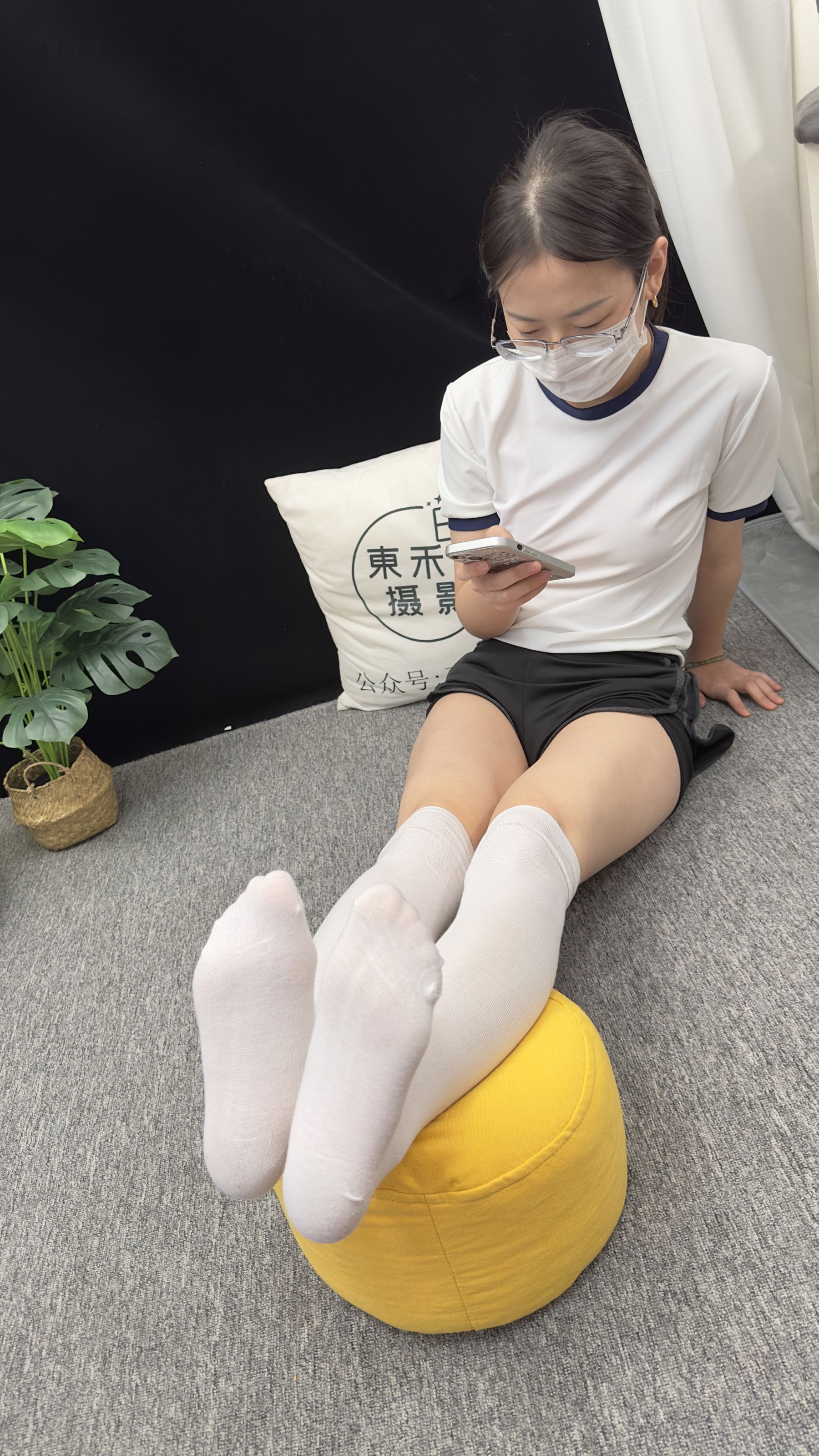 三禾摄影 No.009 体操服 过膝棉袜/(140P)