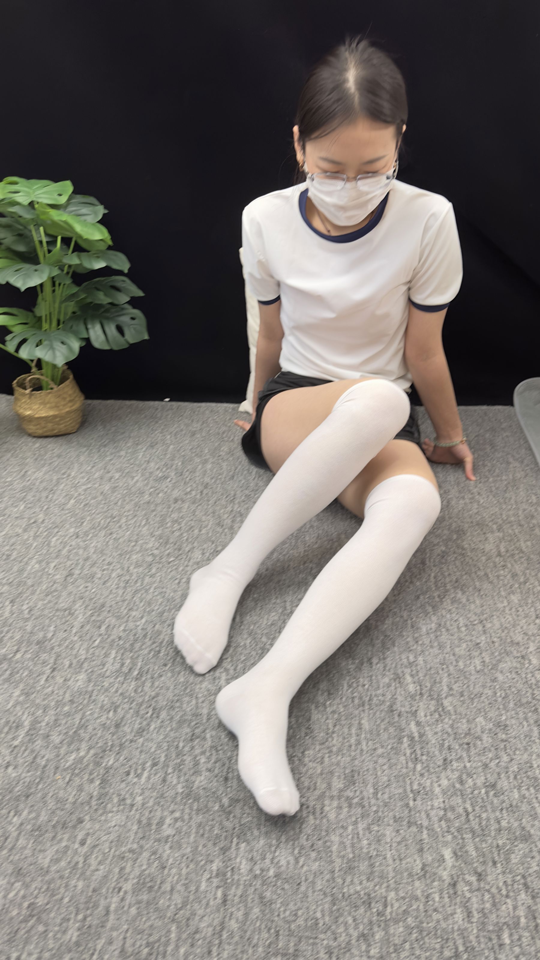 三禾摄影 No.009 体操服 过膝棉袜/(140P)