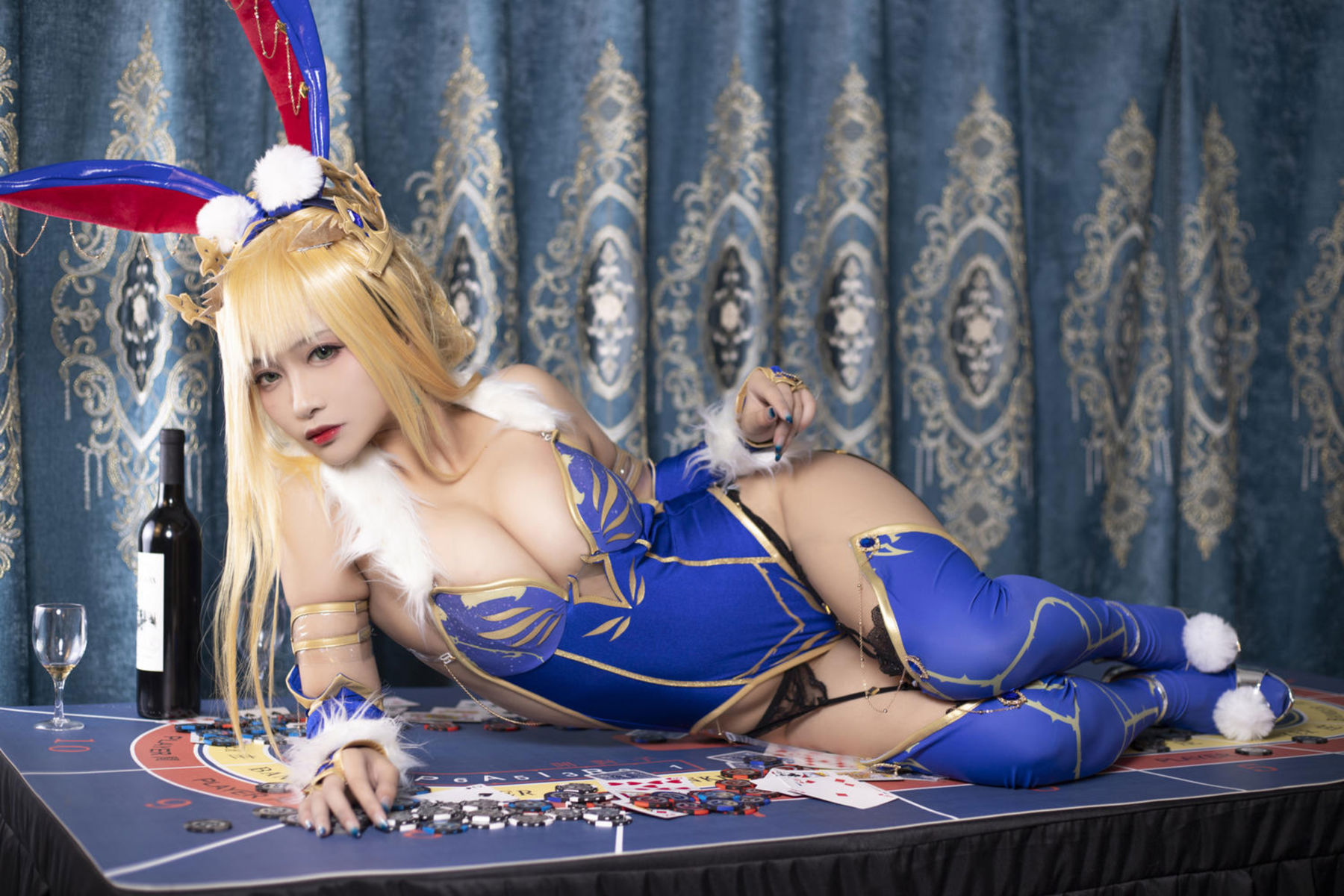 动漫博主 洛璃LoLiSAMA - FGO 白枪呆兔女郎/(57P)