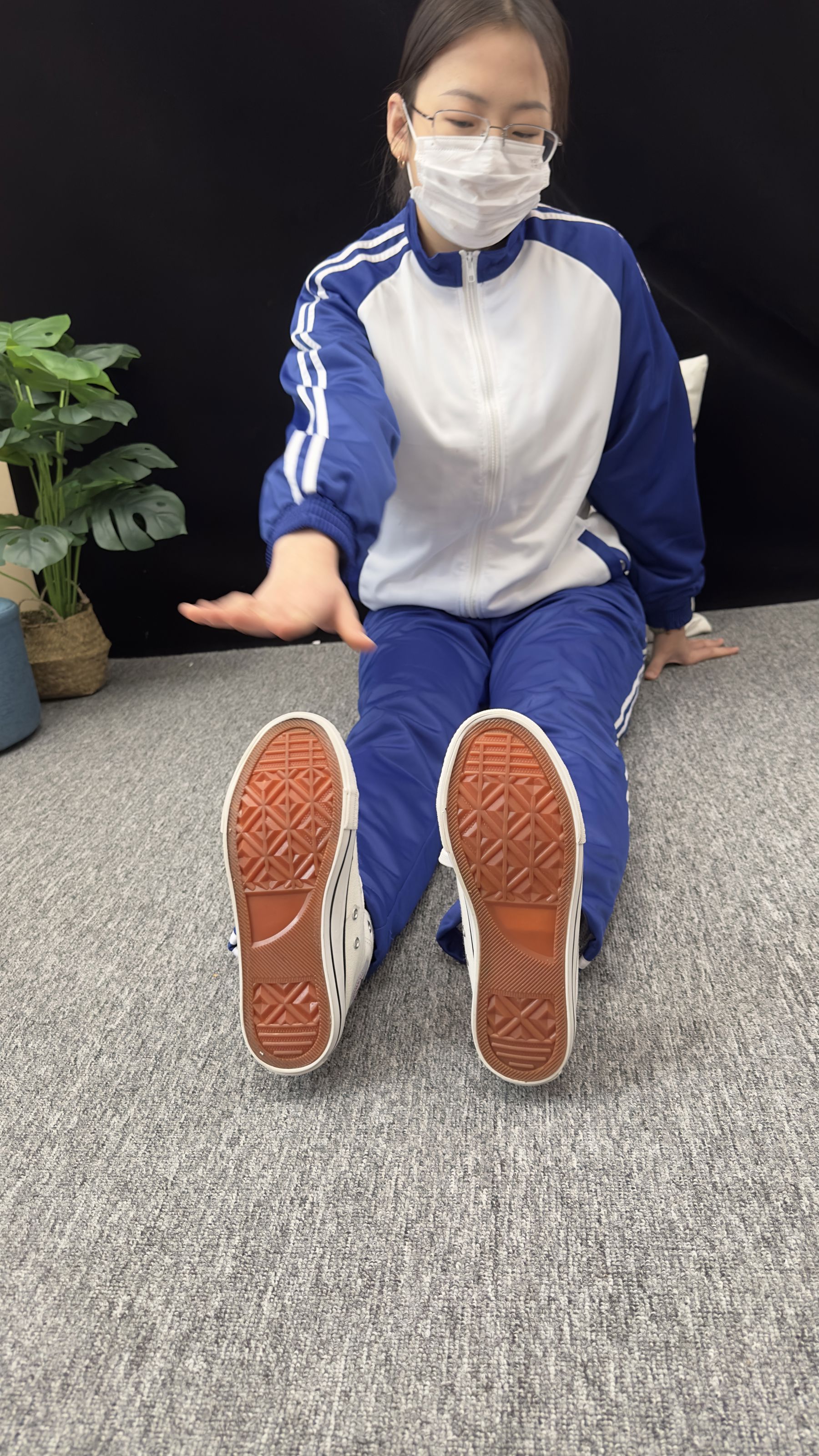 三禾摄影 No.008 校服 帆布鞋 船袜 短丝/(153P)