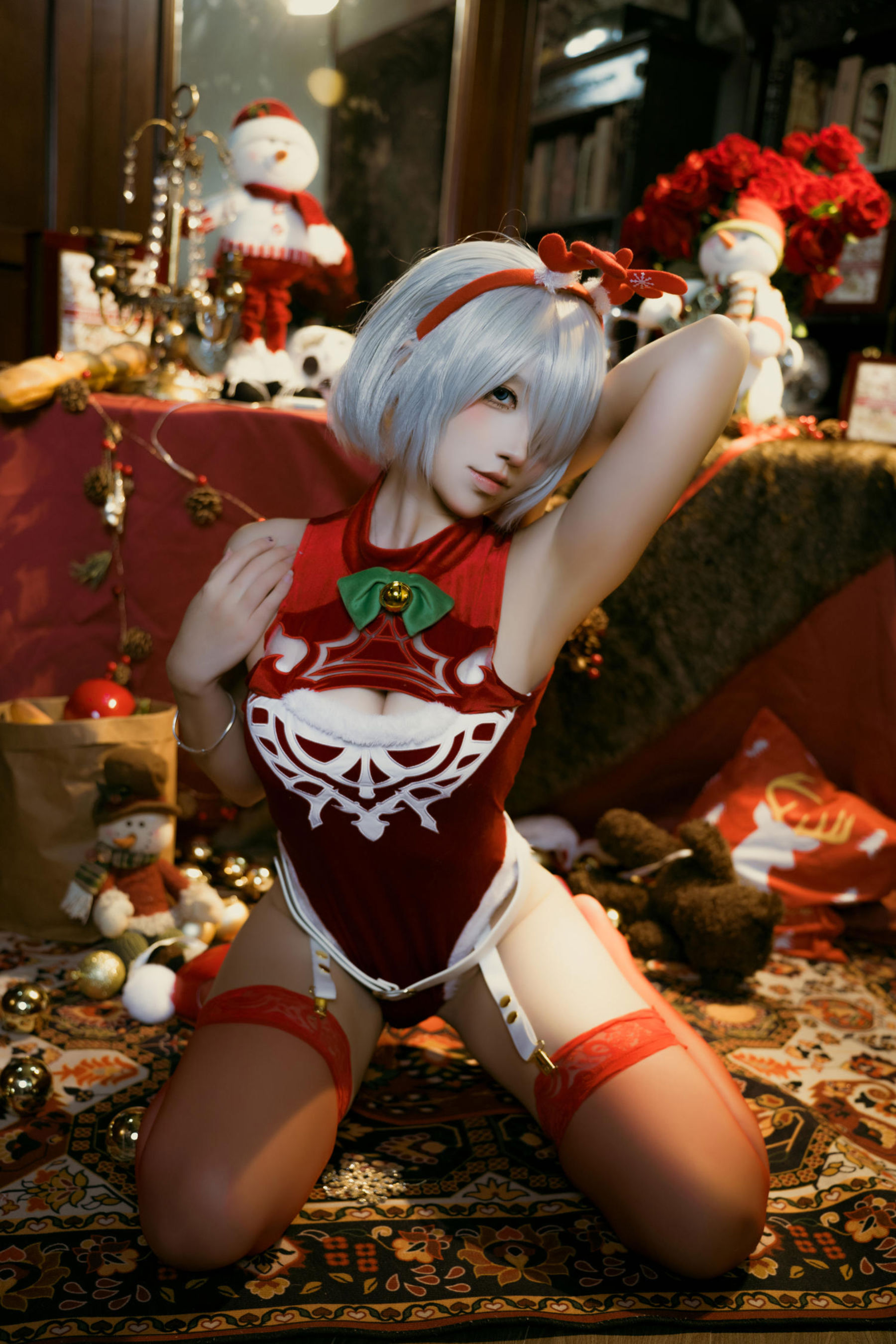 动漫博主 九曲Jean - 尼尔 机械纪元 2B圣诞/(40P)