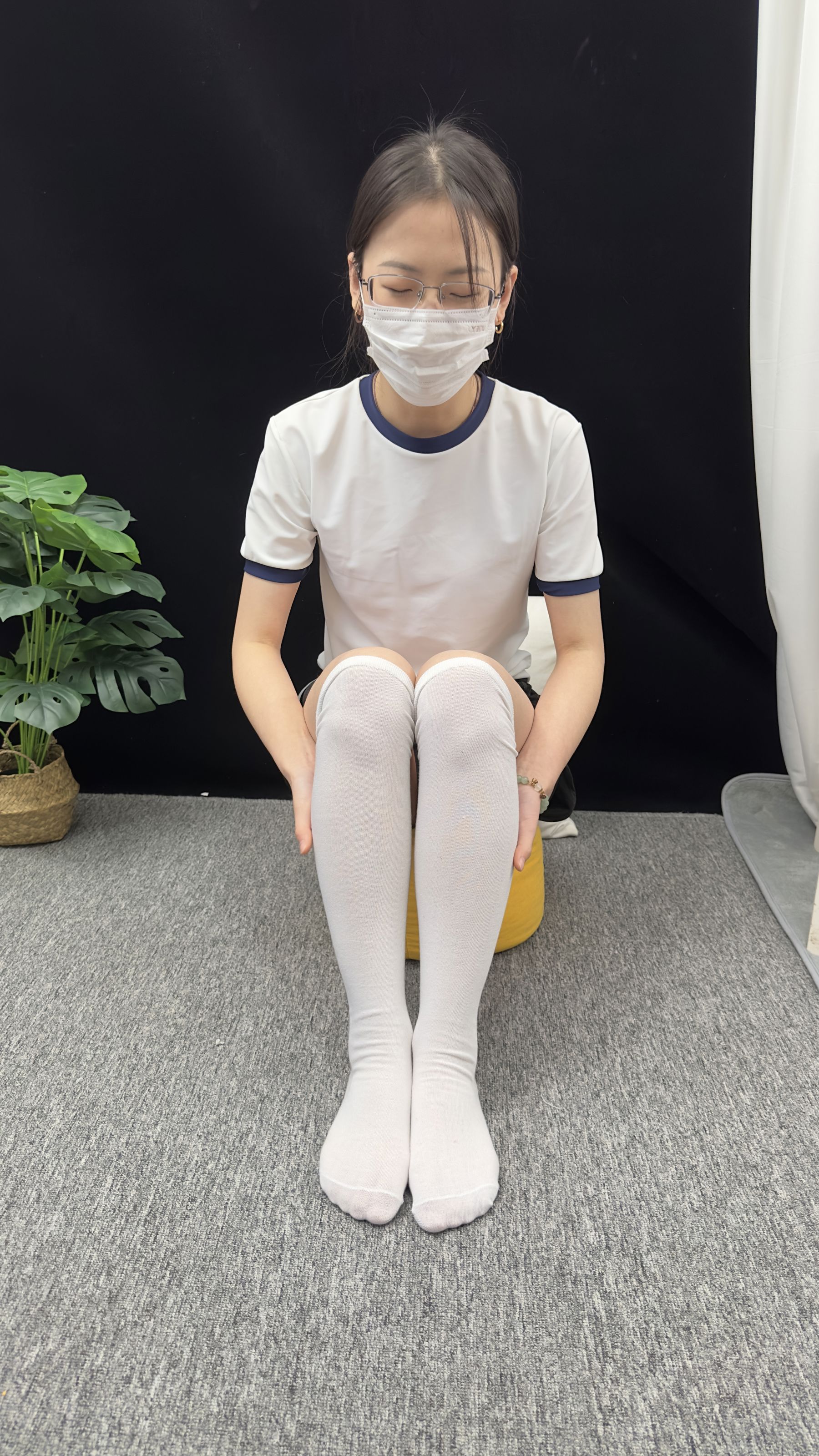 三禾摄影 No.009 体操服 过膝棉袜/(140P)