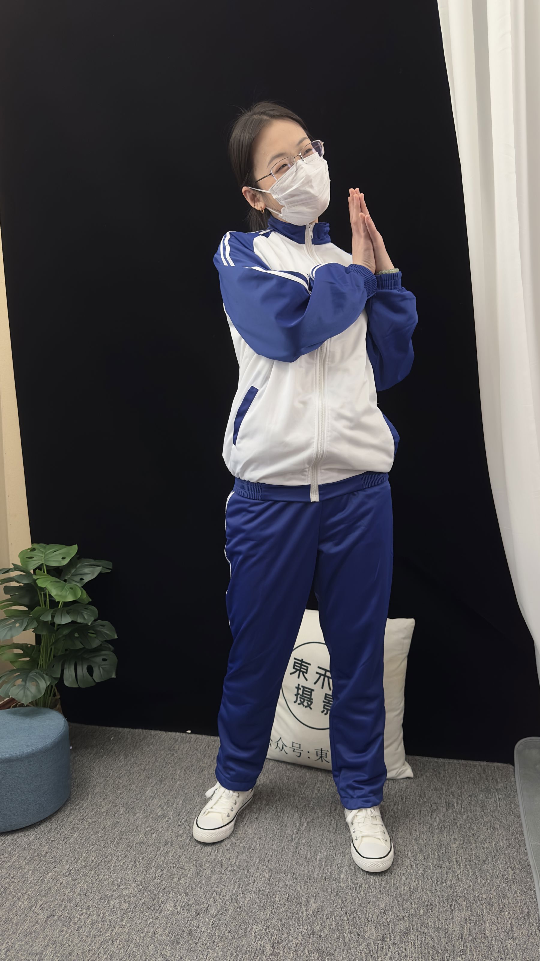 三禾摄影 No.008 校服 帆布鞋 船袜 短丝/(153P)