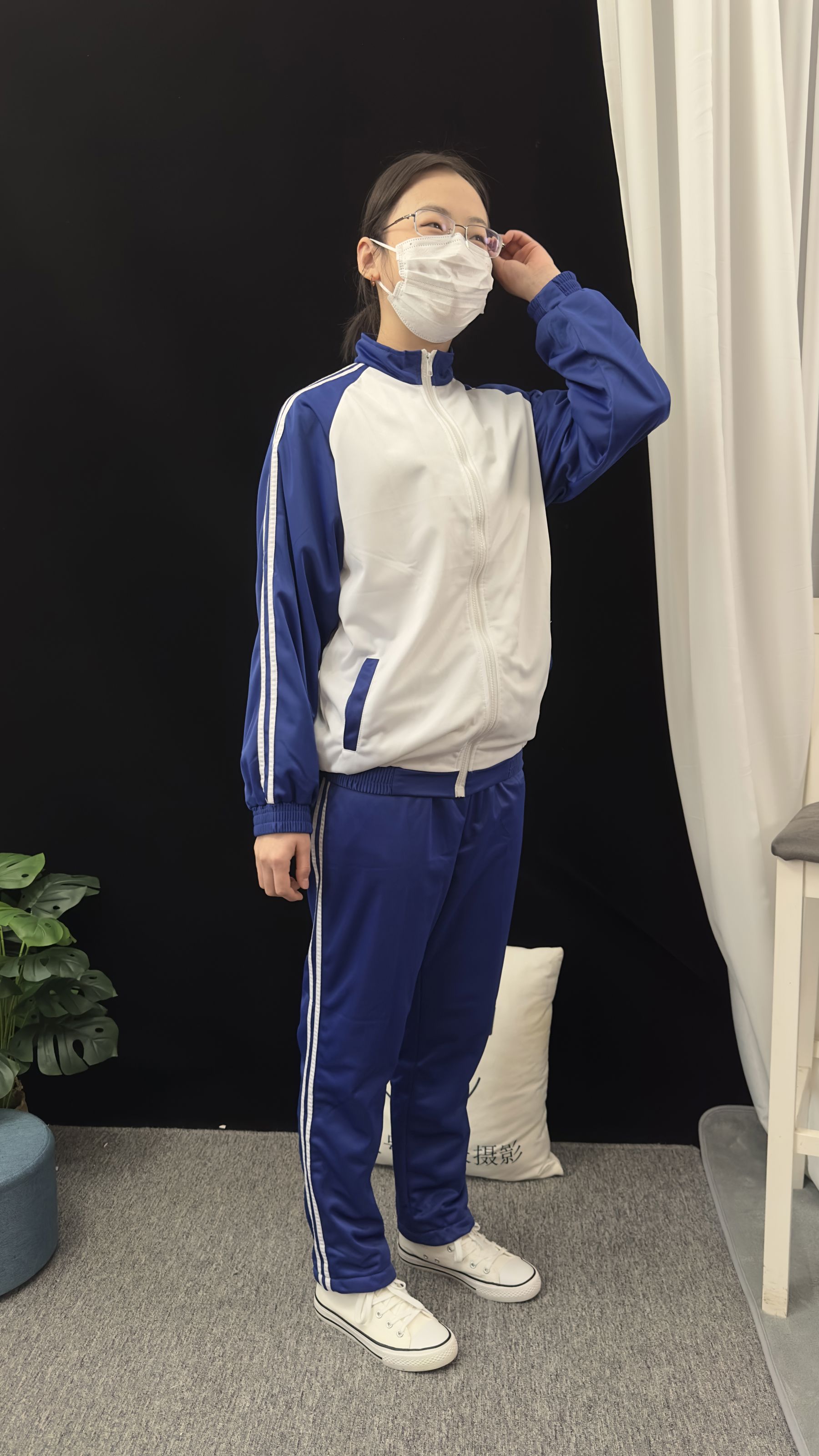 三禾摄影 No.008 校服 帆布鞋 船袜 短丝/(153P)