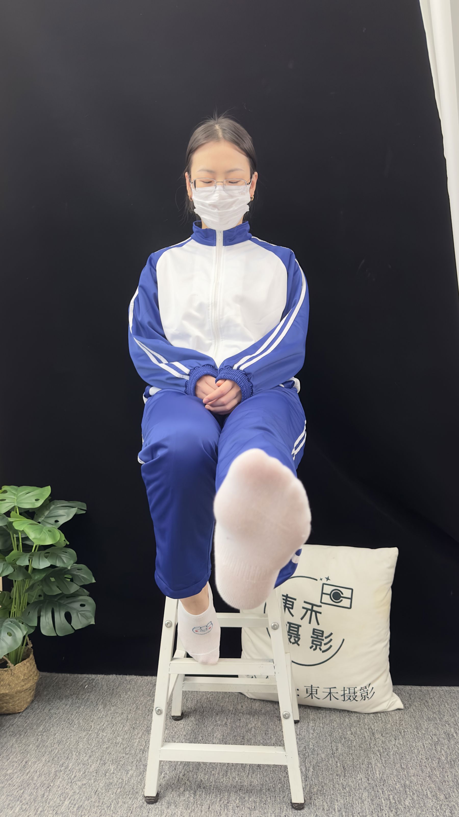 三禾摄影 No.008 校服 帆布鞋 船袜 短丝/(153P)