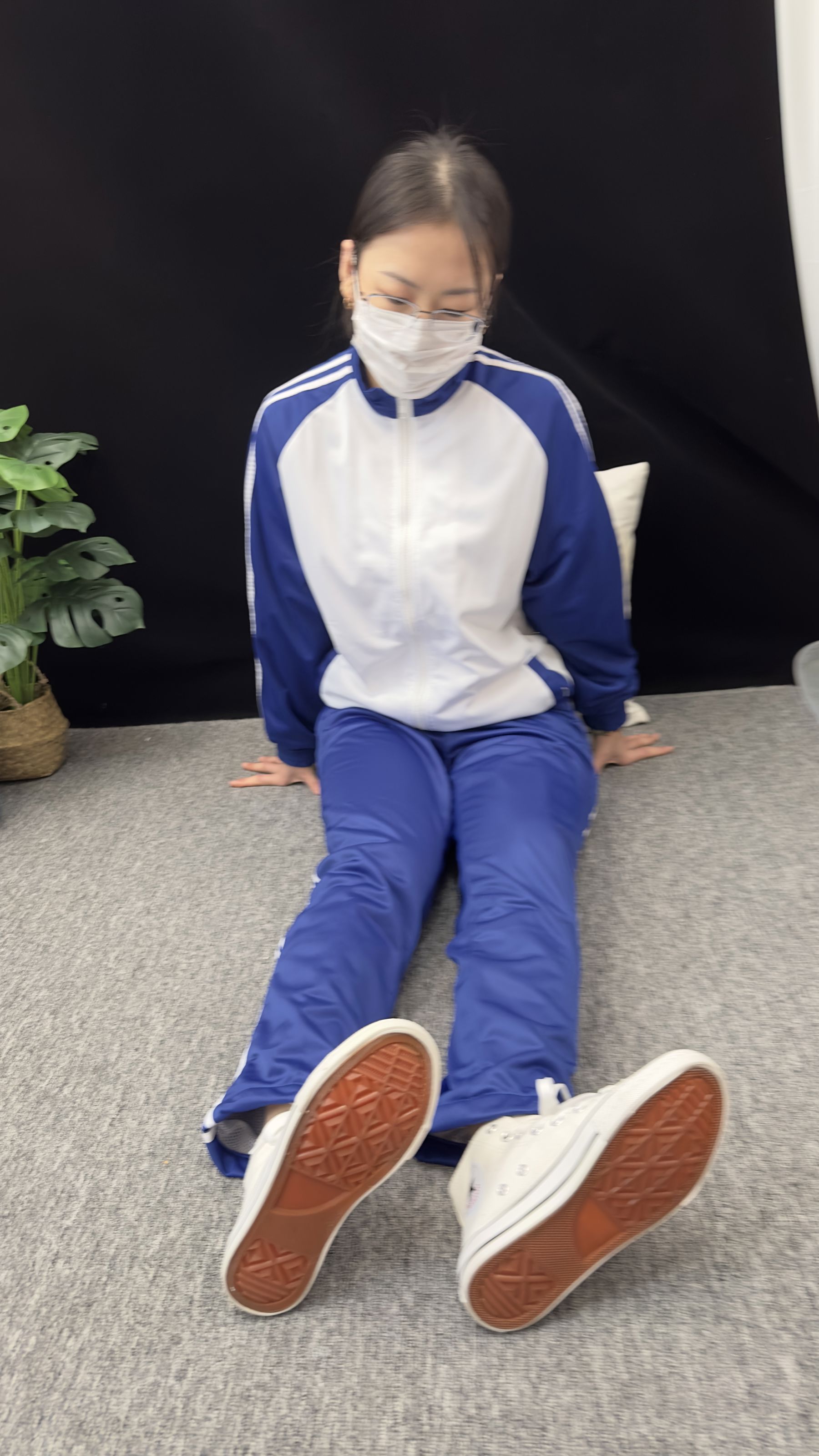 三禾摄影 No.008 校服 帆布鞋 船袜 短丝/(153P)