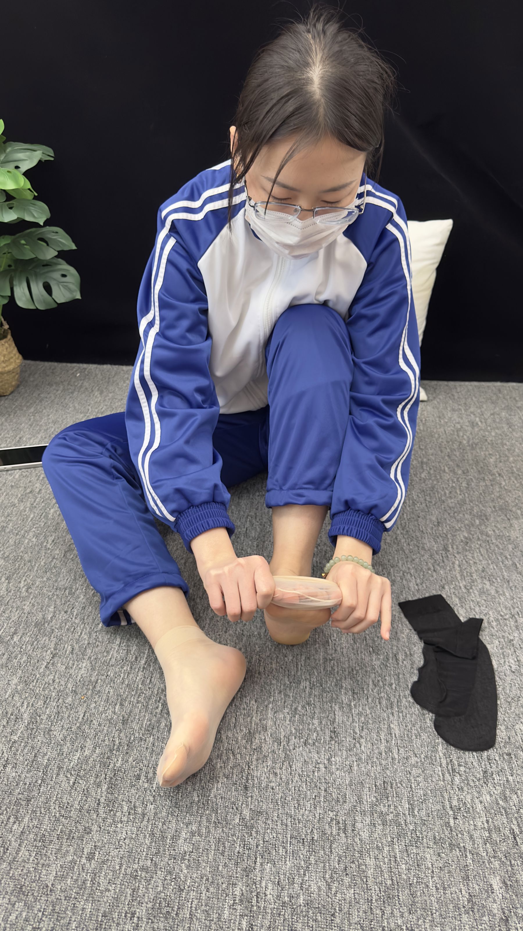 三禾摄影 No.008 校服 帆布鞋 船袜 短丝/(153P)