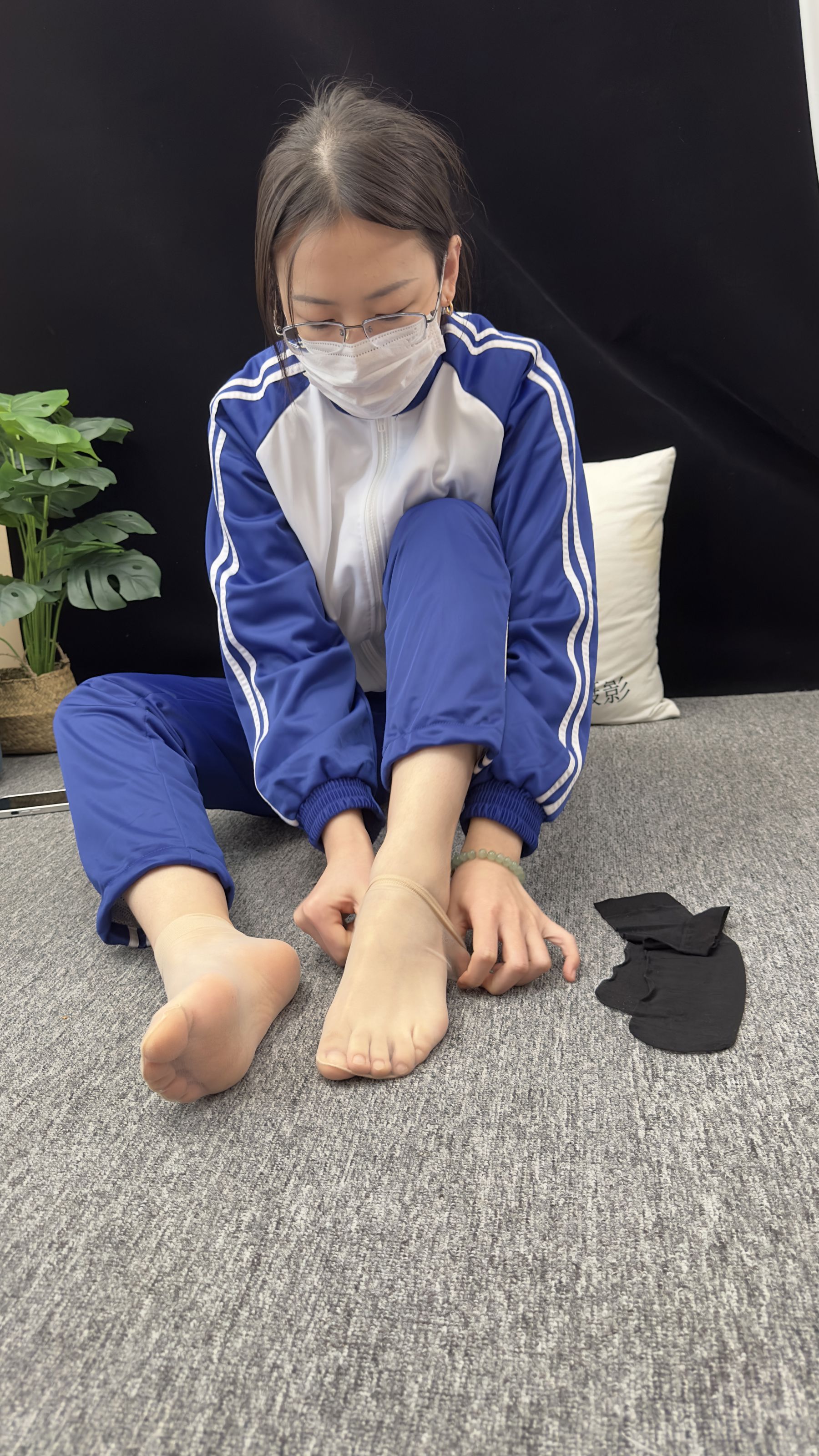 三禾摄影 No.008 校服 帆布鞋 船袜 短丝/(153P)