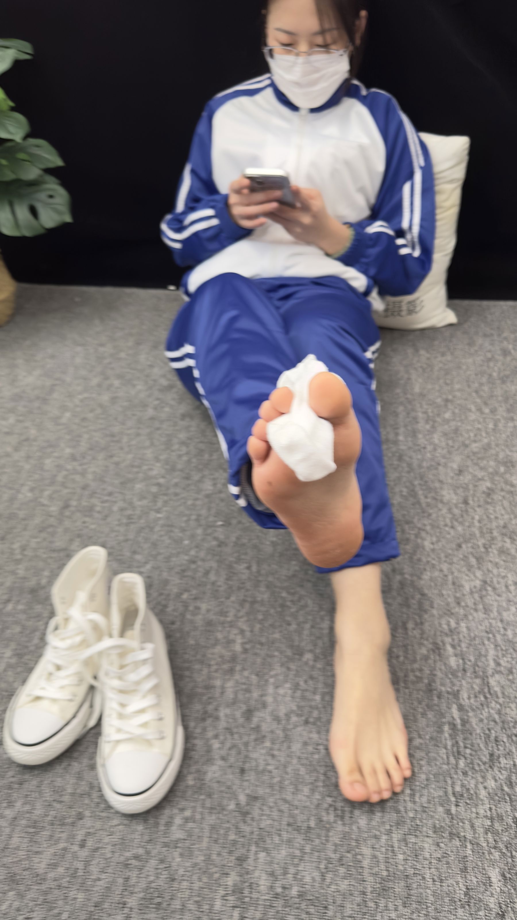 三禾摄影 No.008 校服 帆布鞋 船袜 短丝/(153P)