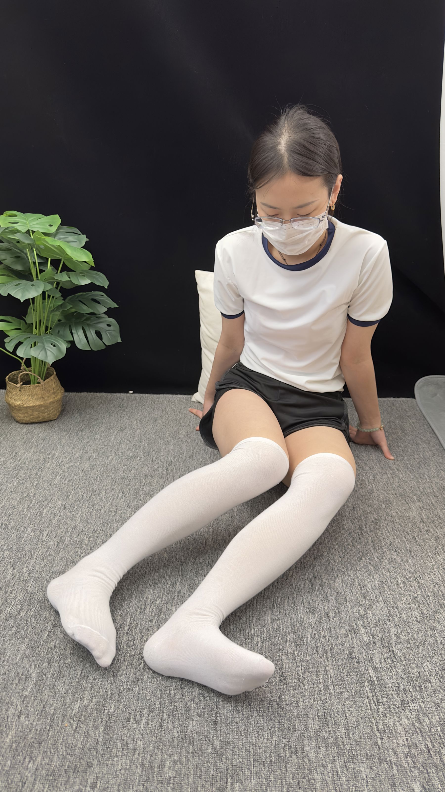 三禾摄影 No.009 体操服 过膝棉袜/(140P)