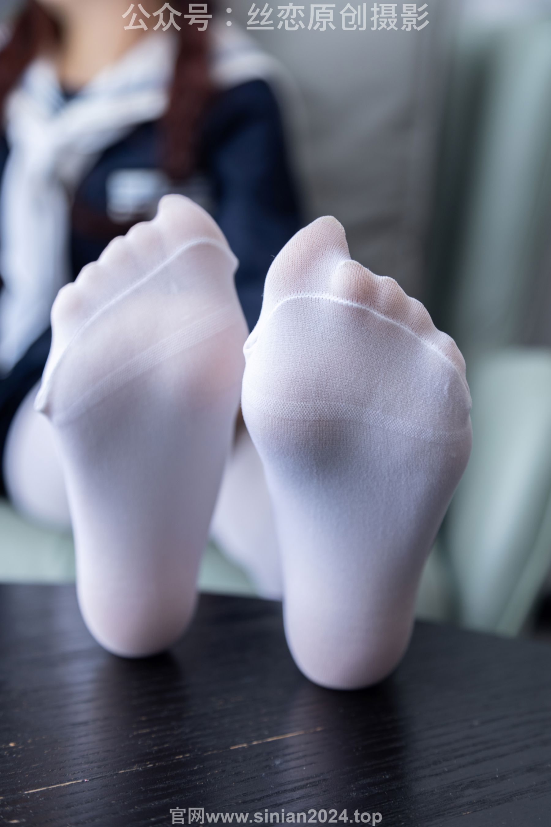 丝恋摄影 No.001 小梦 - 乐福鞋 厚白丝/(243P)