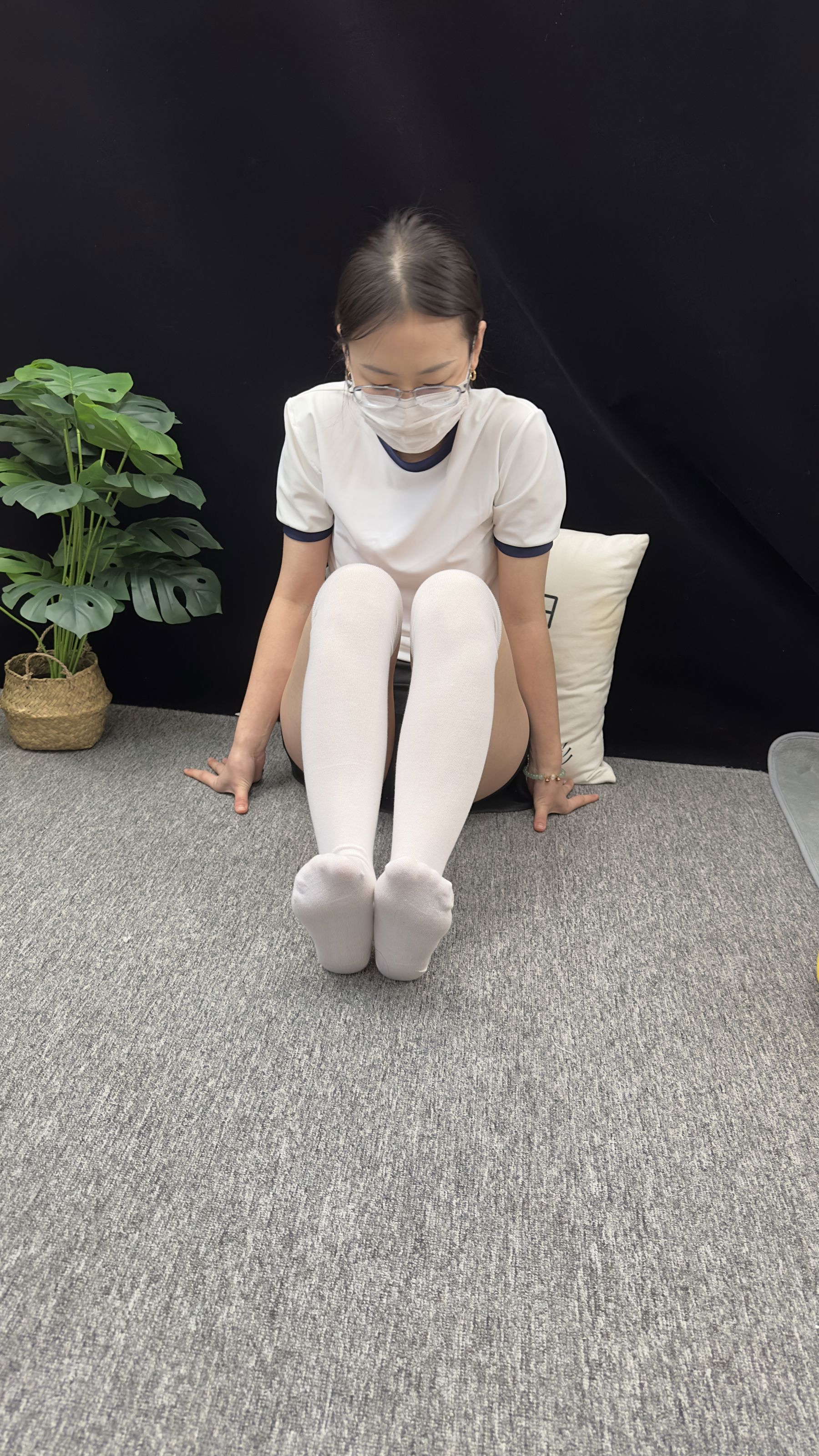 三禾摄影 No.009 体操服 过膝棉袜/(140P)