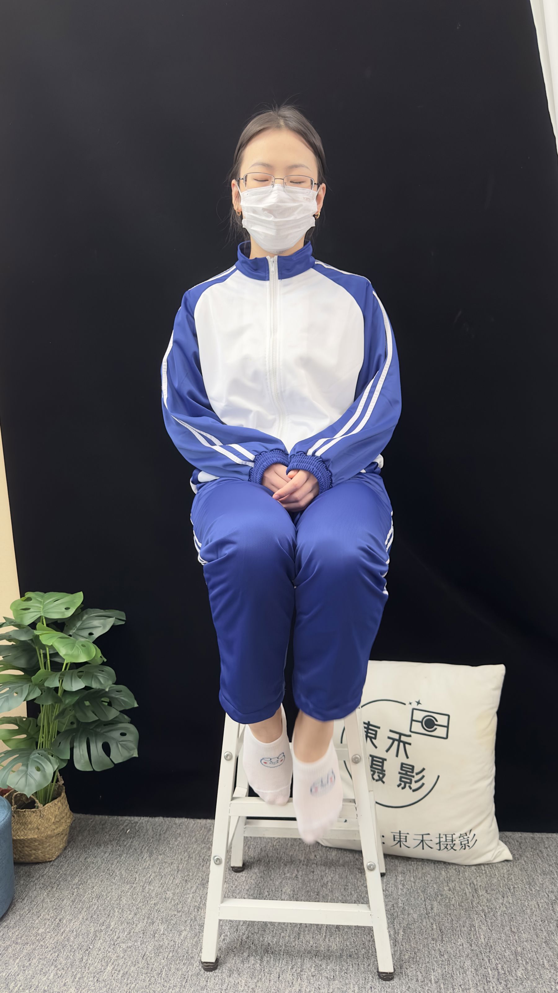 三禾摄影 No.008 校服 帆布鞋 船袜 短丝/(153P)