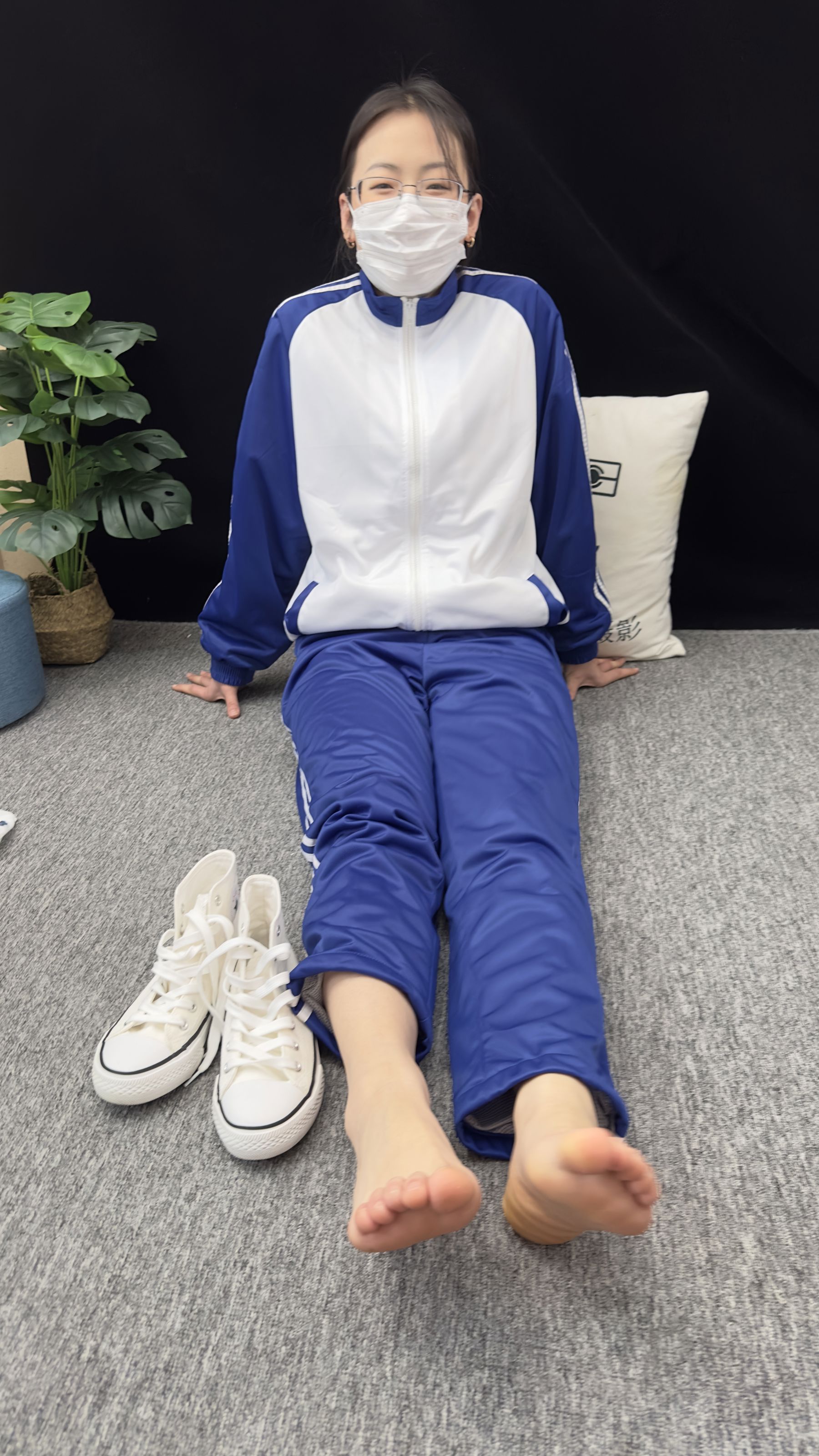 三禾摄影 No.008 校服 帆布鞋 船袜 短丝/(153P)