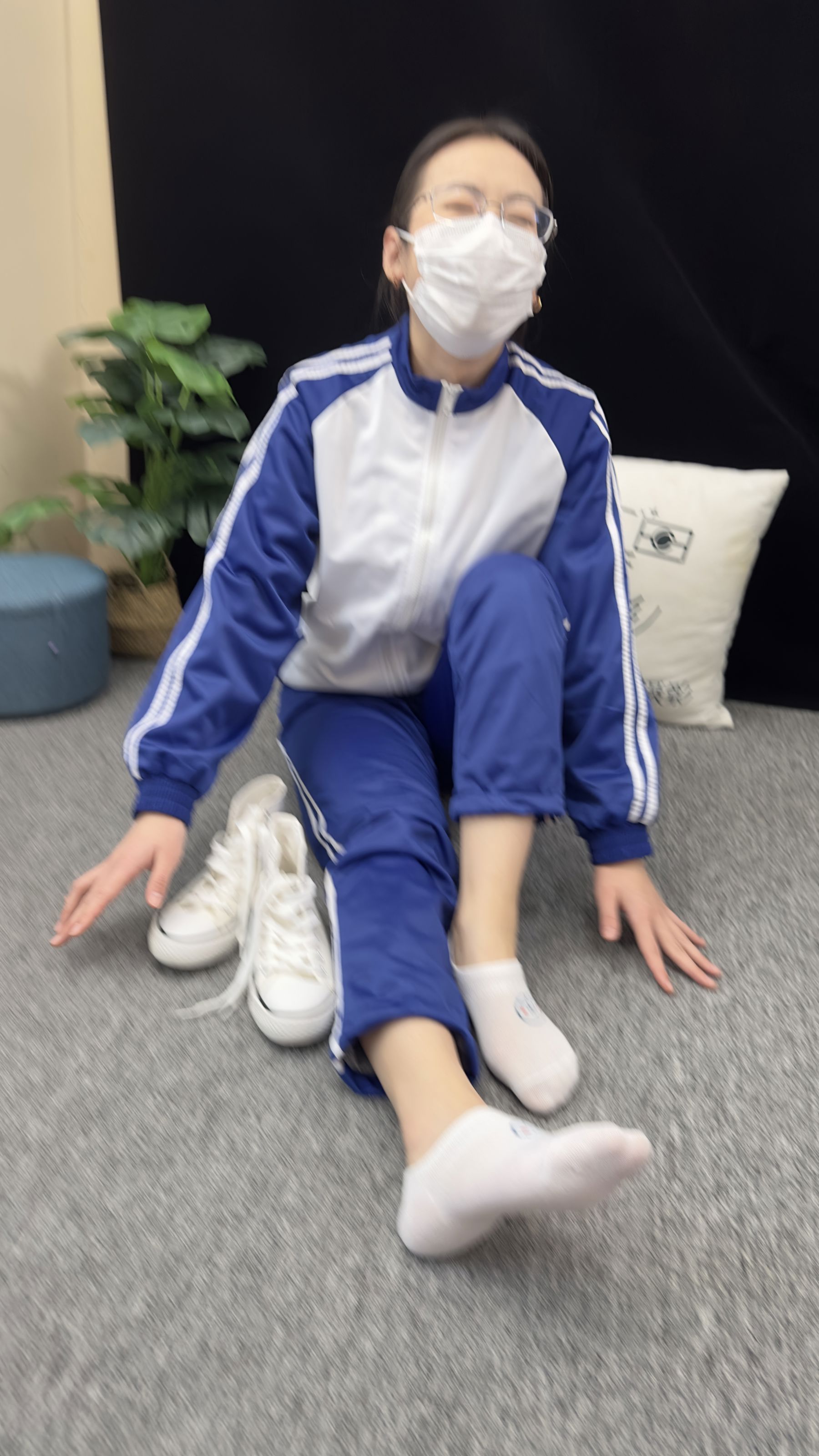 三禾摄影 No.008 校服 帆布鞋 船袜 短丝/(153P)