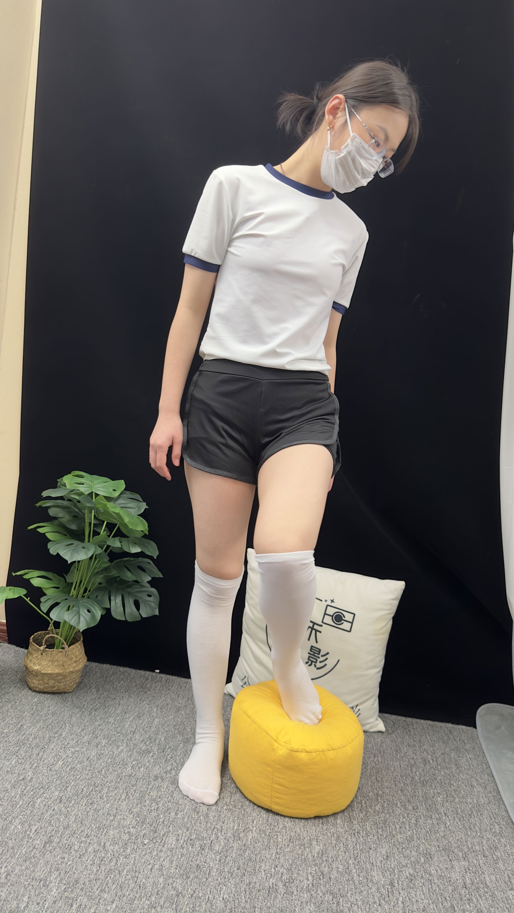 三禾摄影 No.009 体操服 过膝棉袜/(140P)