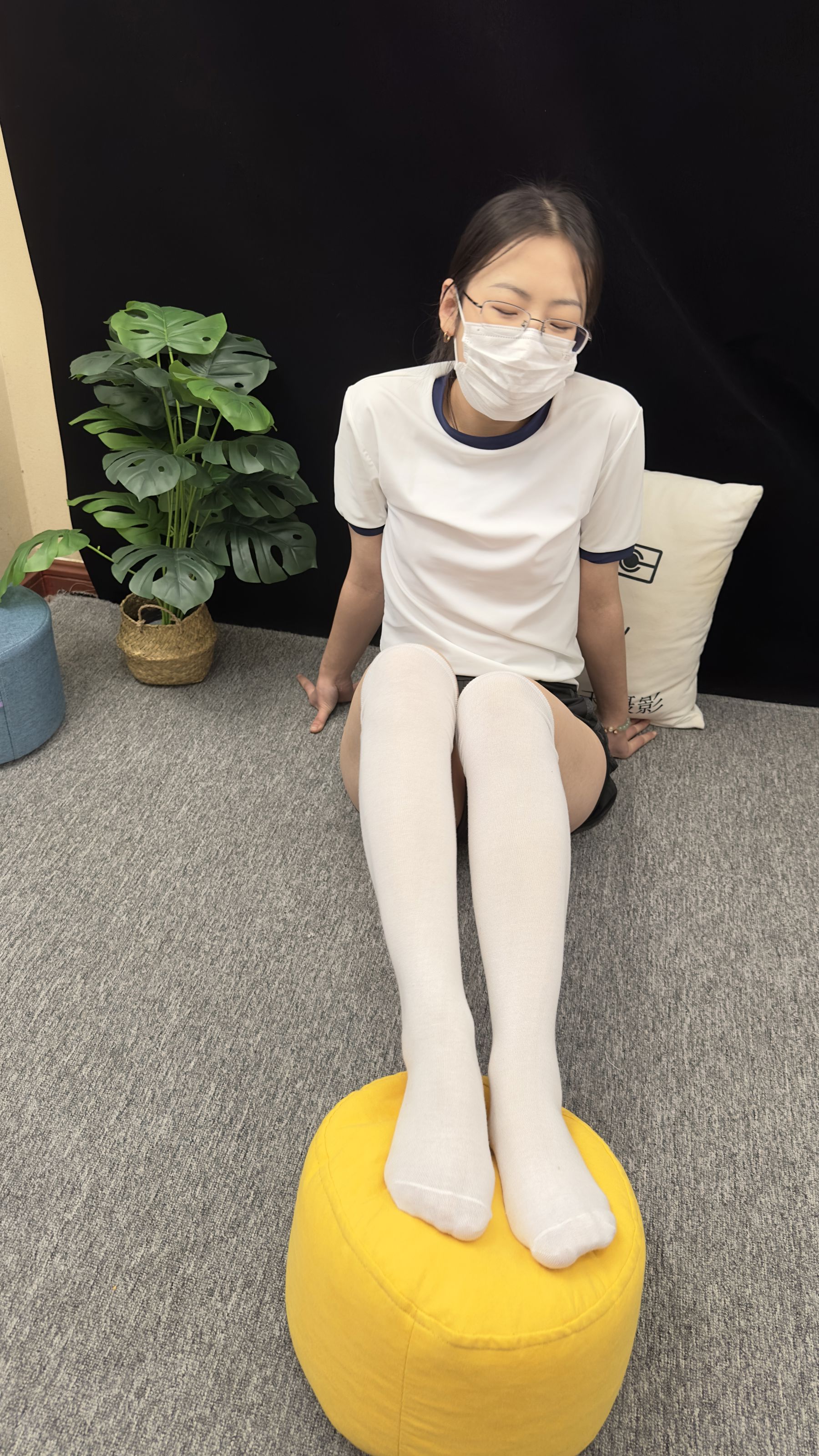 三禾摄影 No.009 体操服 过膝棉袜/(140P)