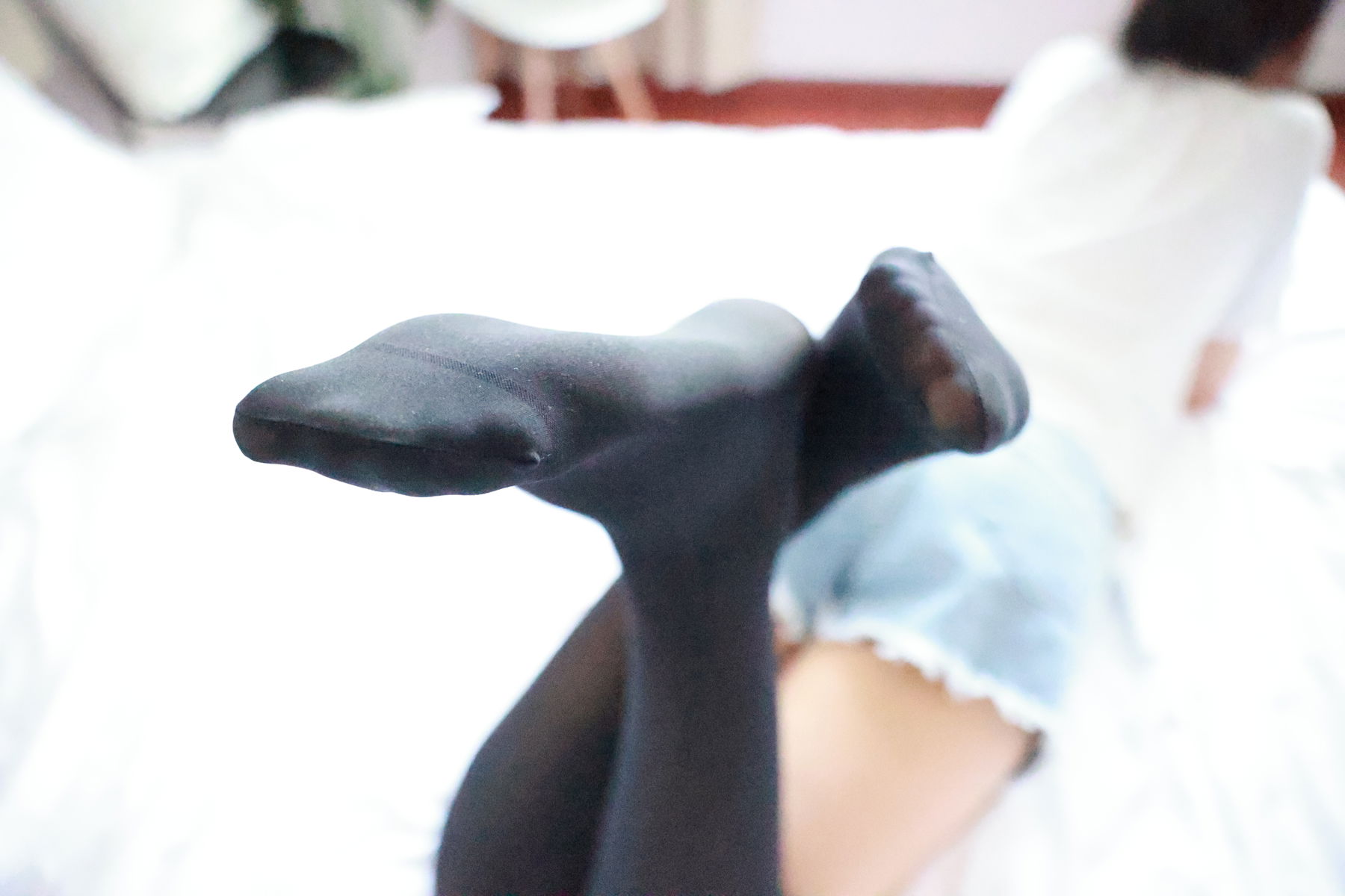 三禾摄影 No.011 牛仔热裤 高跟 过膝袜/(227P)