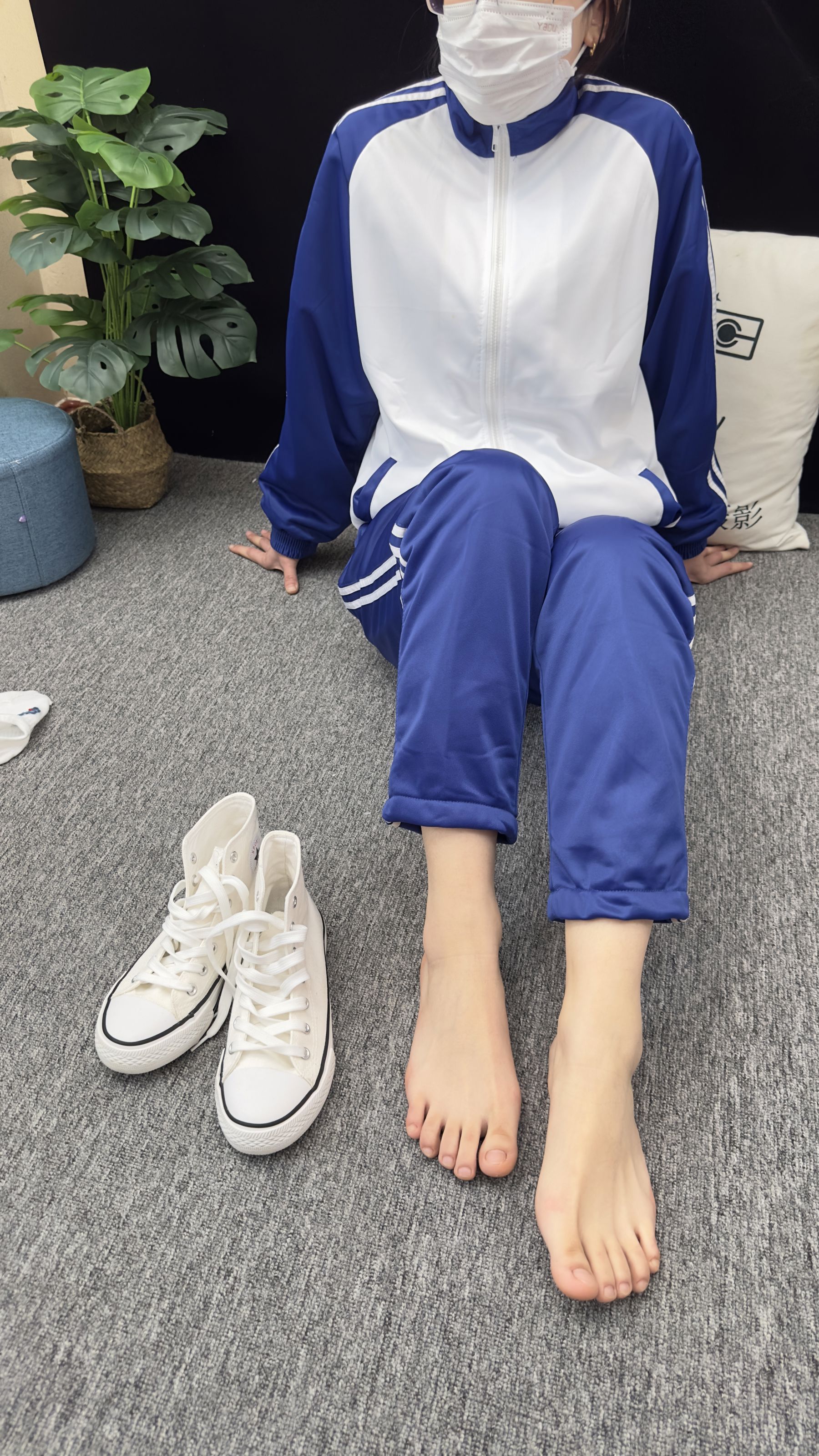 三禾摄影 No.008 校服 帆布鞋 船袜 短丝/(153P)