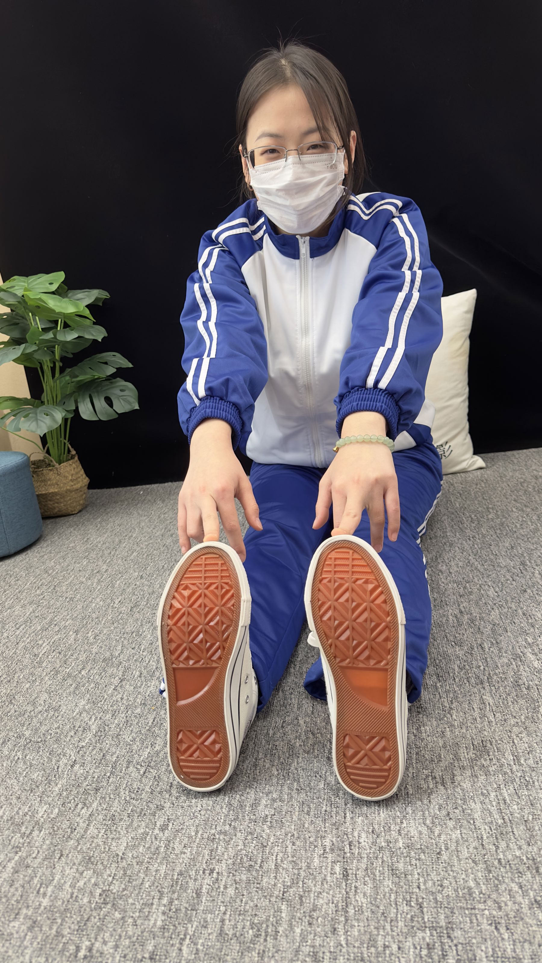 三禾摄影 No.008 校服 帆布鞋 船袜 短丝/(153P)