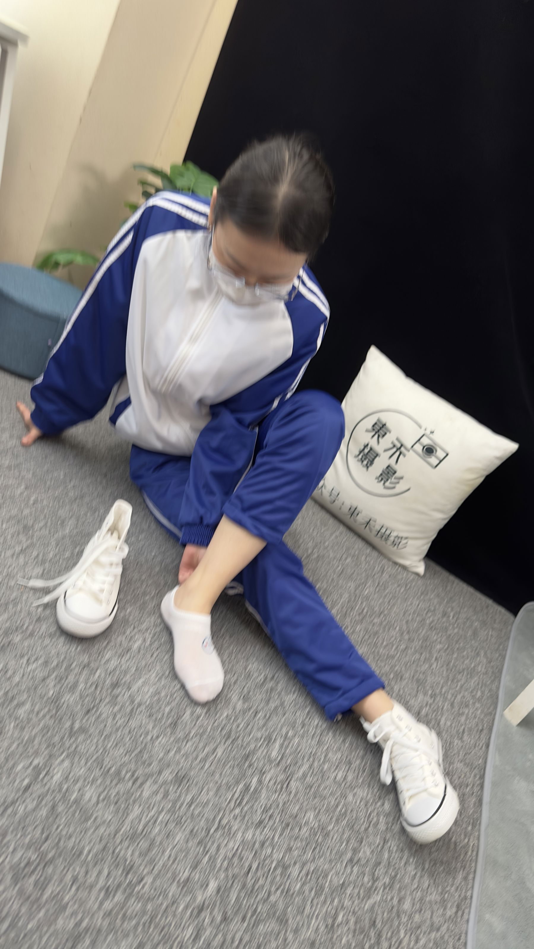 三禾摄影 No.008 校服 帆布鞋 船袜 短丝/(153P)