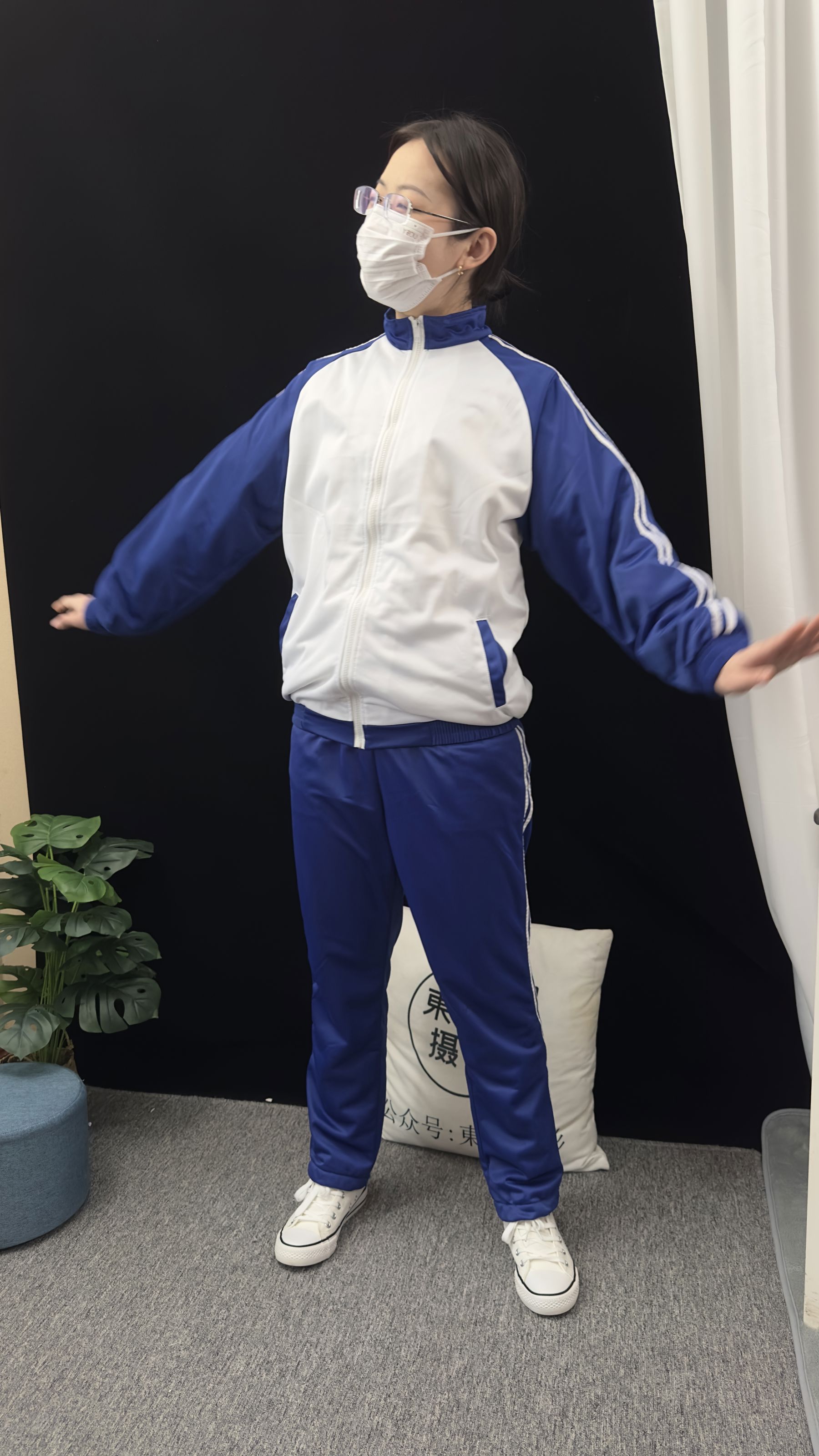 三禾摄影 No.008 校服 帆布鞋 船袜 短丝/(153P)