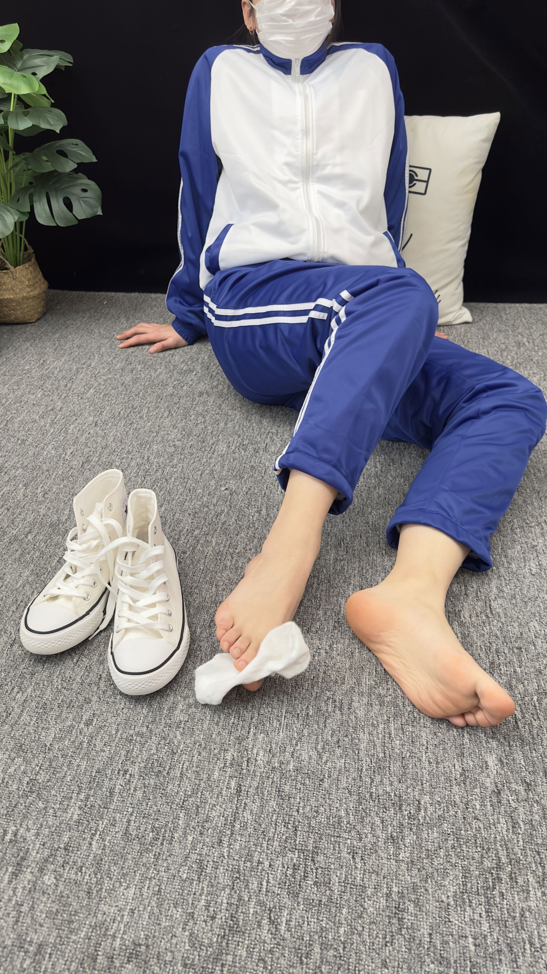 三禾摄影 No.008 校服 帆布鞋 船袜 短丝/(153P)