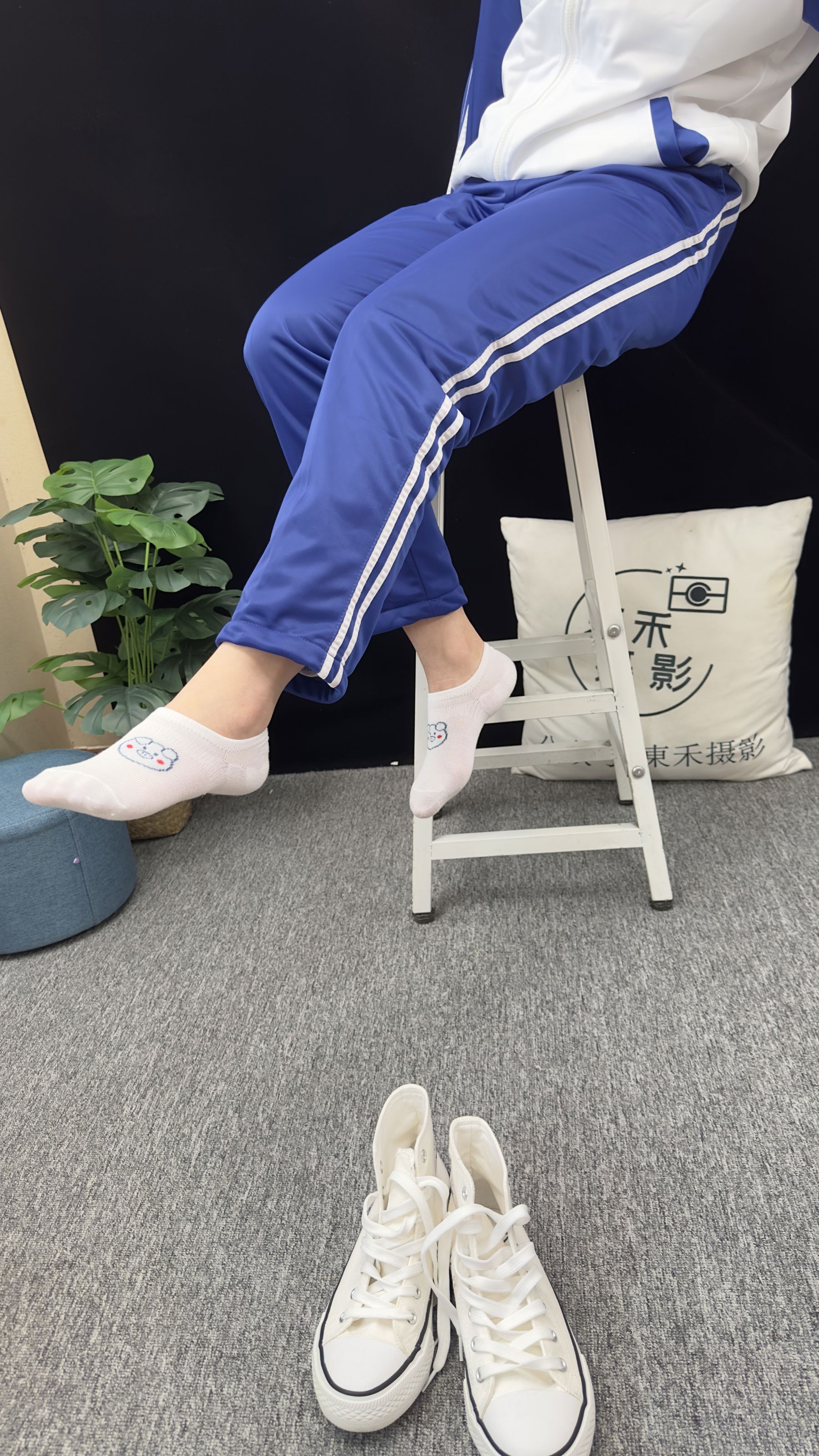 三禾摄影 No.008 校服 帆布鞋 船袜 短丝/(153P)