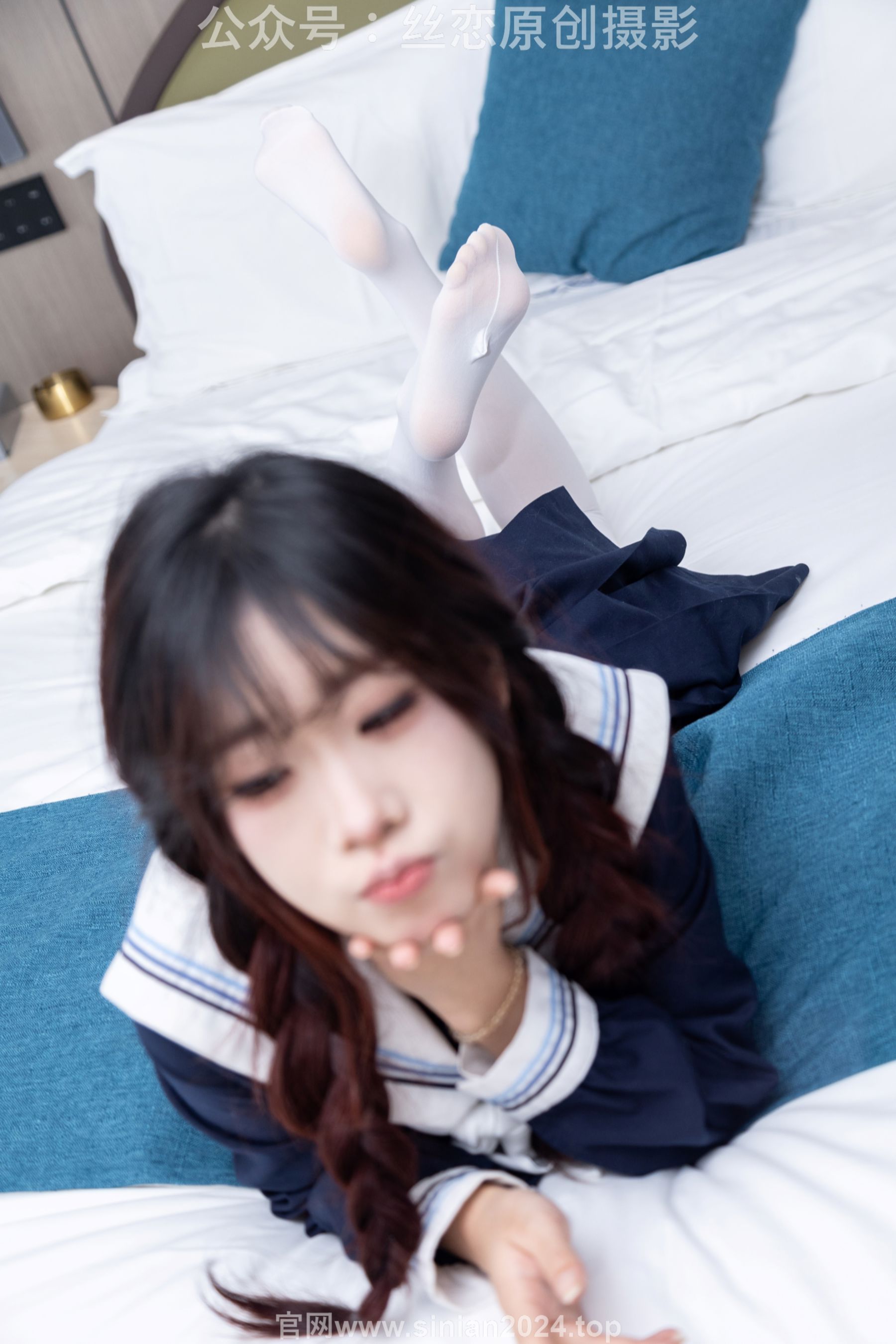 丝恋摄影 No.001 小梦 - 乐福鞋 厚白丝/(243P)