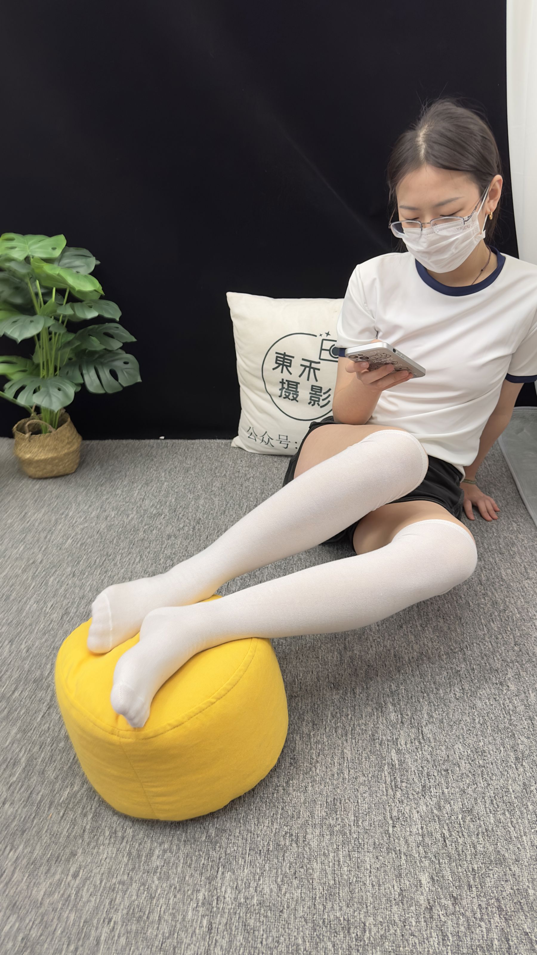 三禾摄影 No.009 体操服 过膝棉袜/(140P)