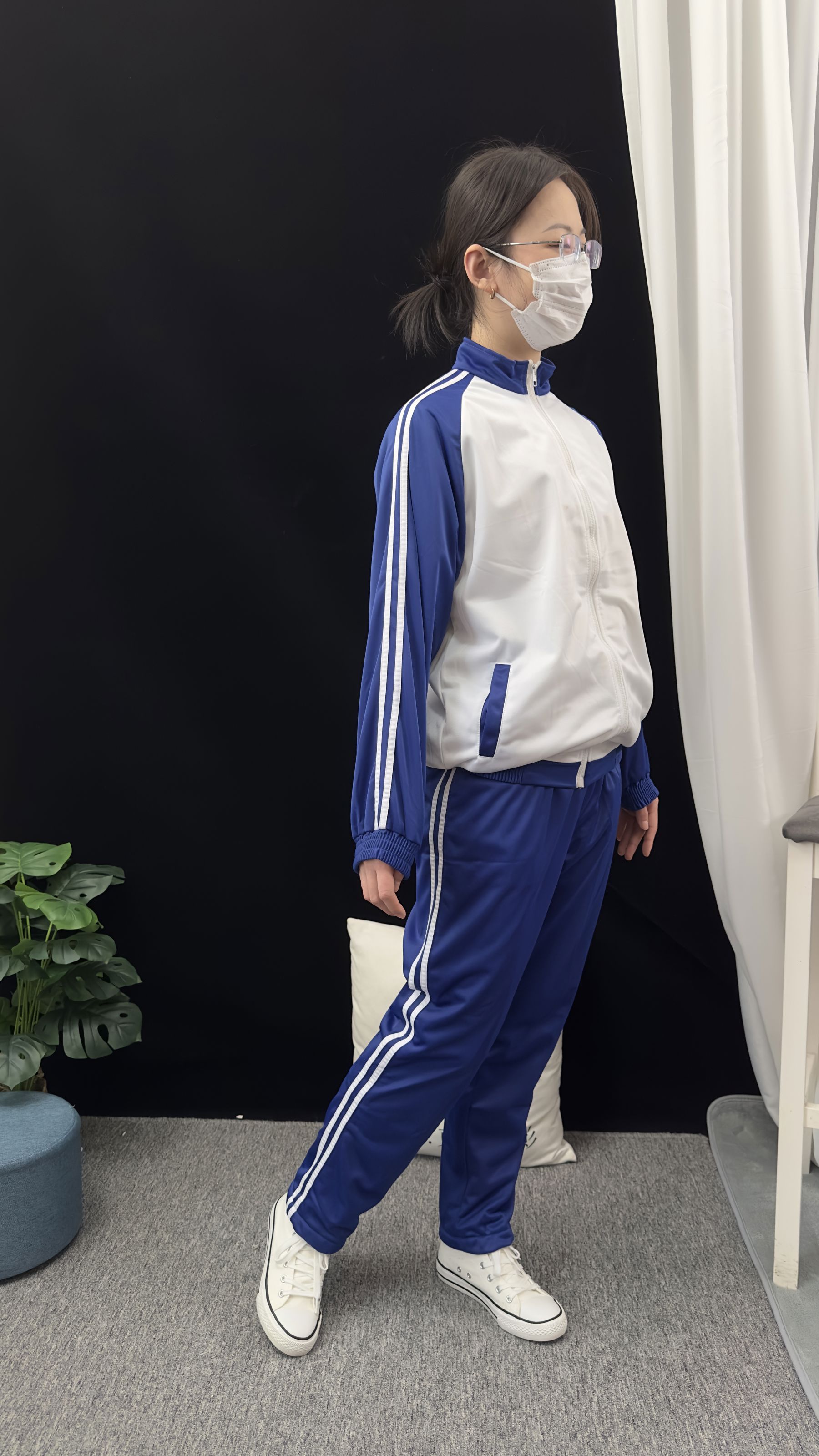 三禾摄影 No.008 校服 帆布鞋 船袜 短丝/(153P)