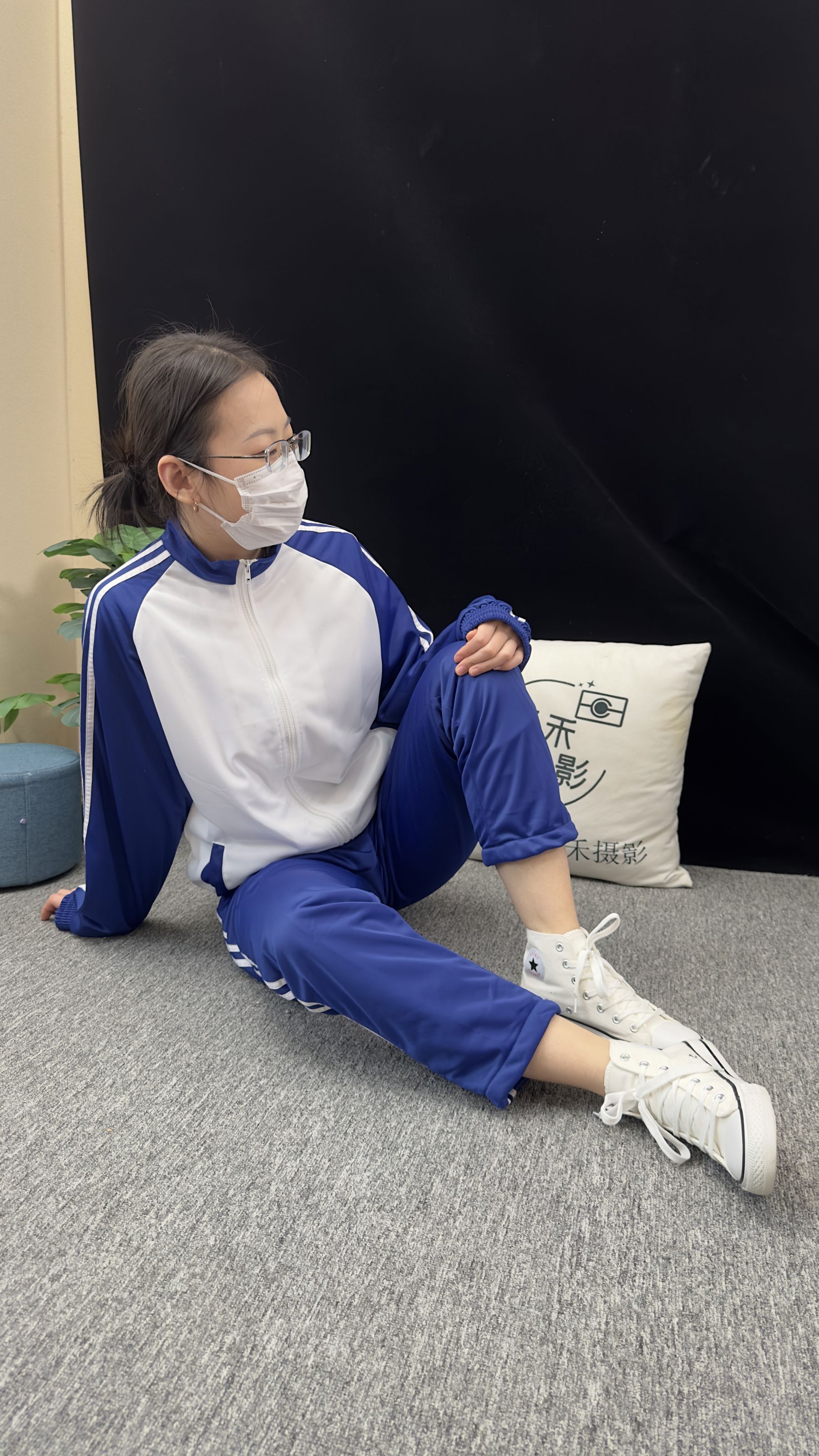 三禾摄影 No.008 校服 帆布鞋 船袜 短丝/(153P)