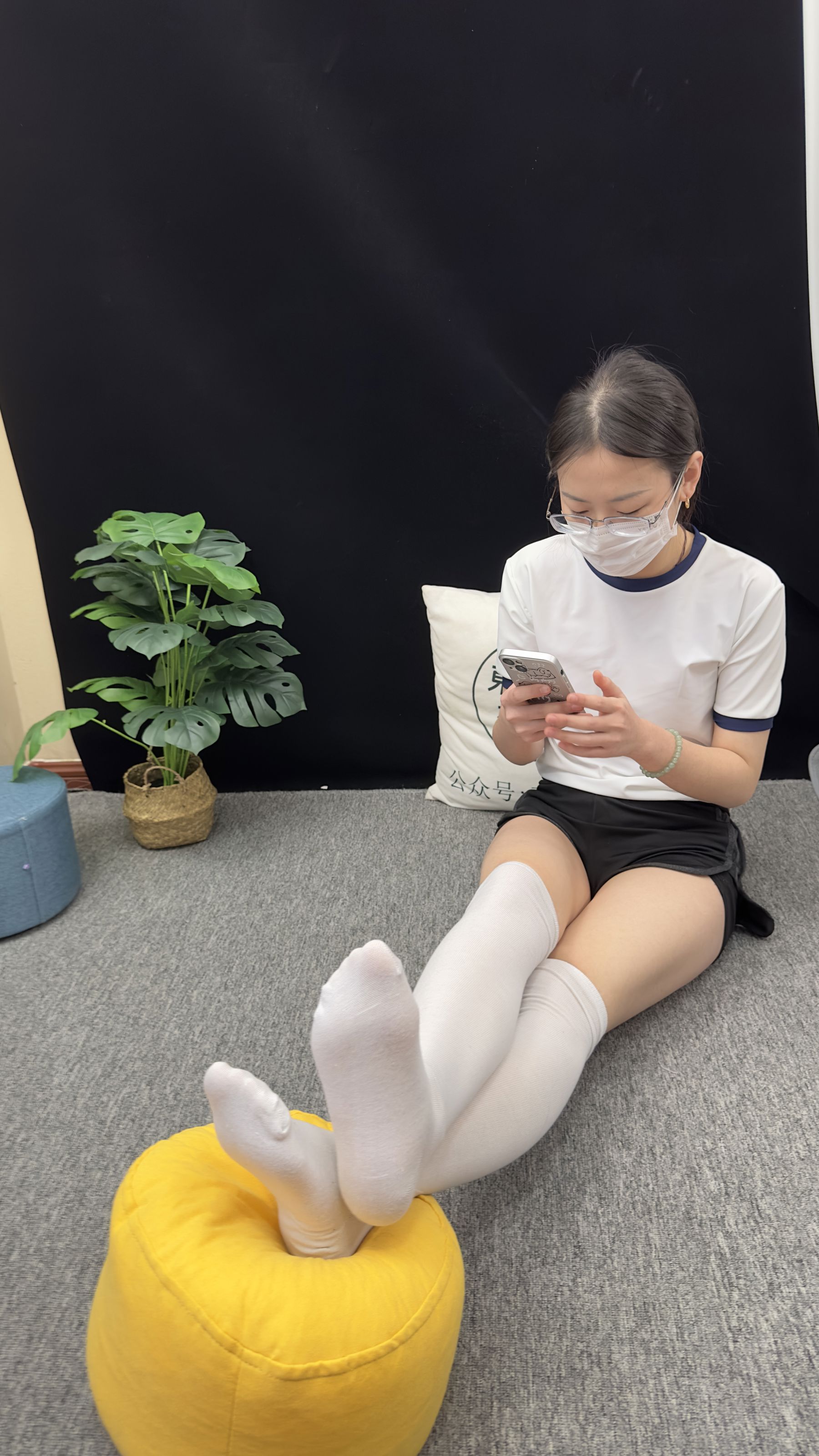 三禾摄影 No.009 体操服 过膝棉袜/(140P)