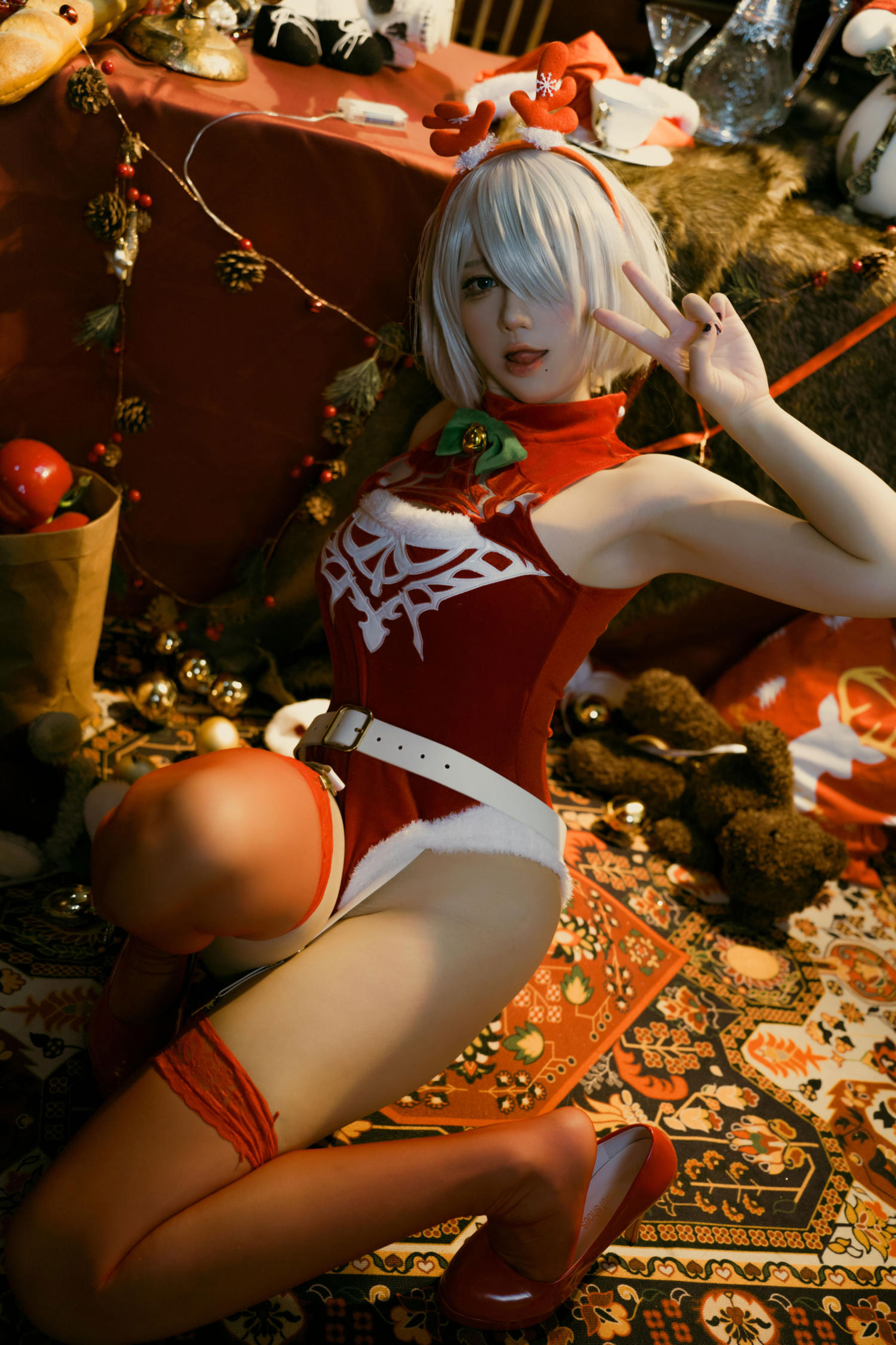 动漫博主 九曲Jean - 尼尔 机械纪元 2B圣诞/(40P)