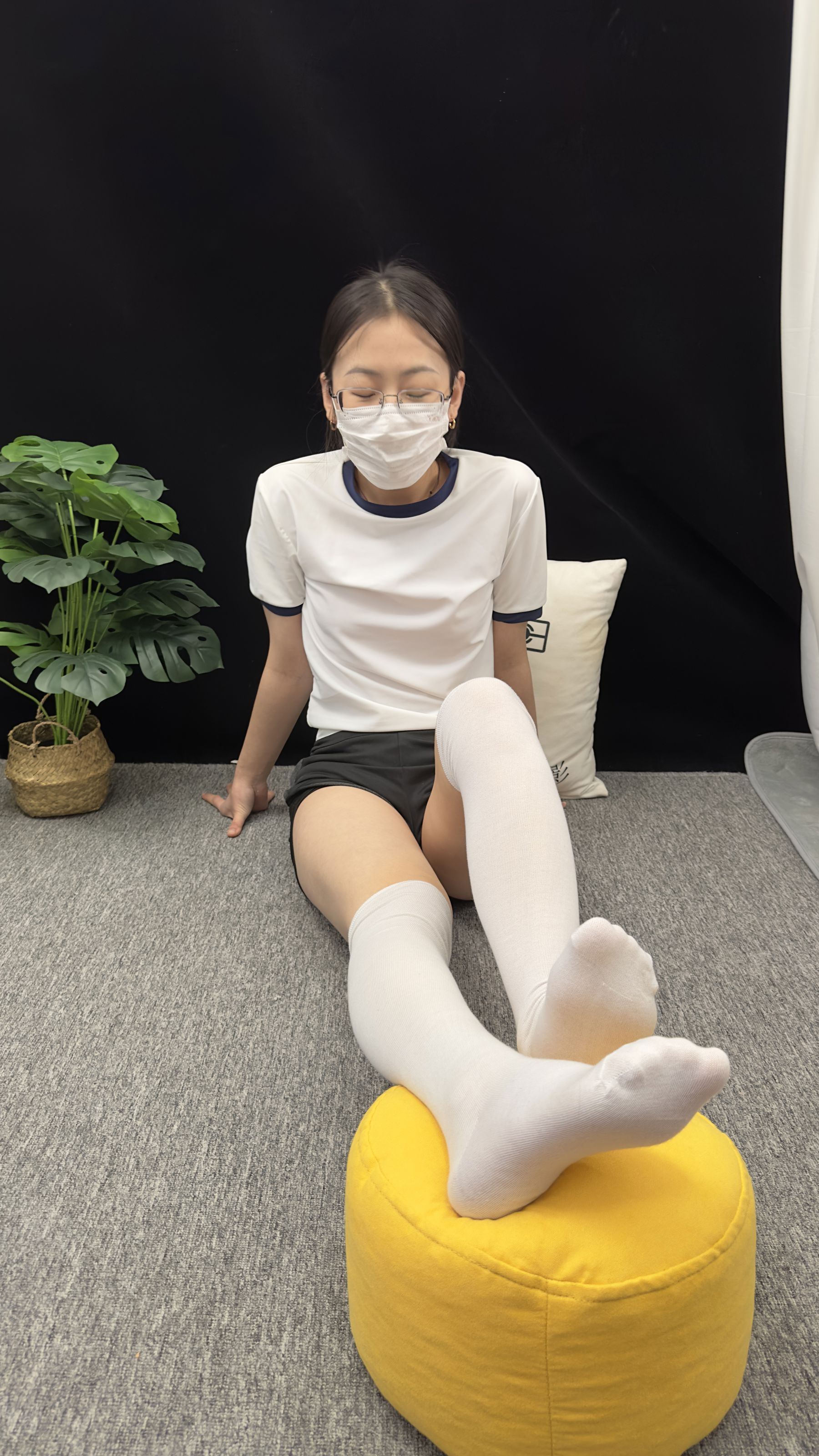 三禾摄影 No.009 体操服 过膝棉袜/(140P)