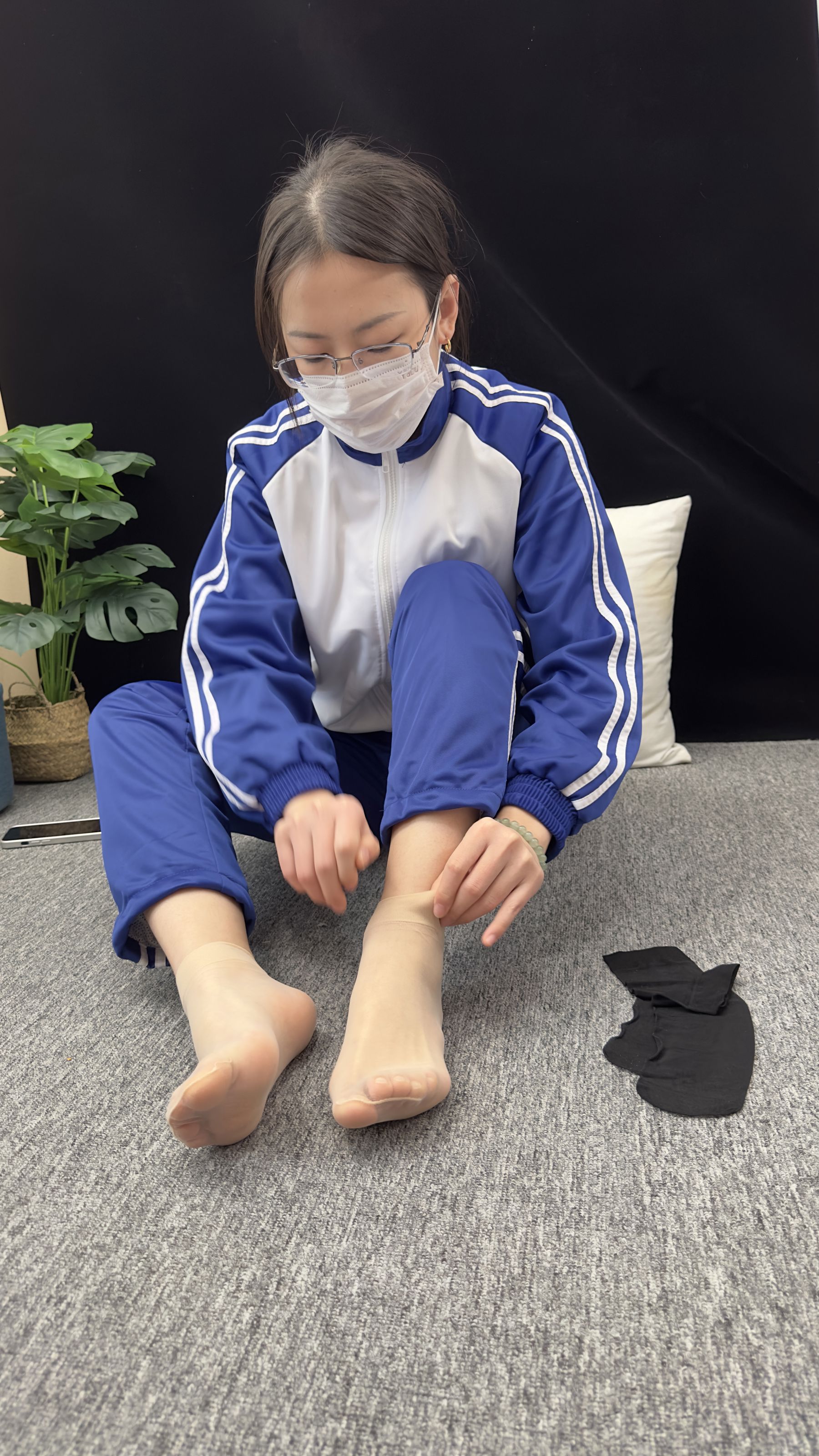 三禾摄影 No.008 校服 帆布鞋 船袜 短丝/(153P)