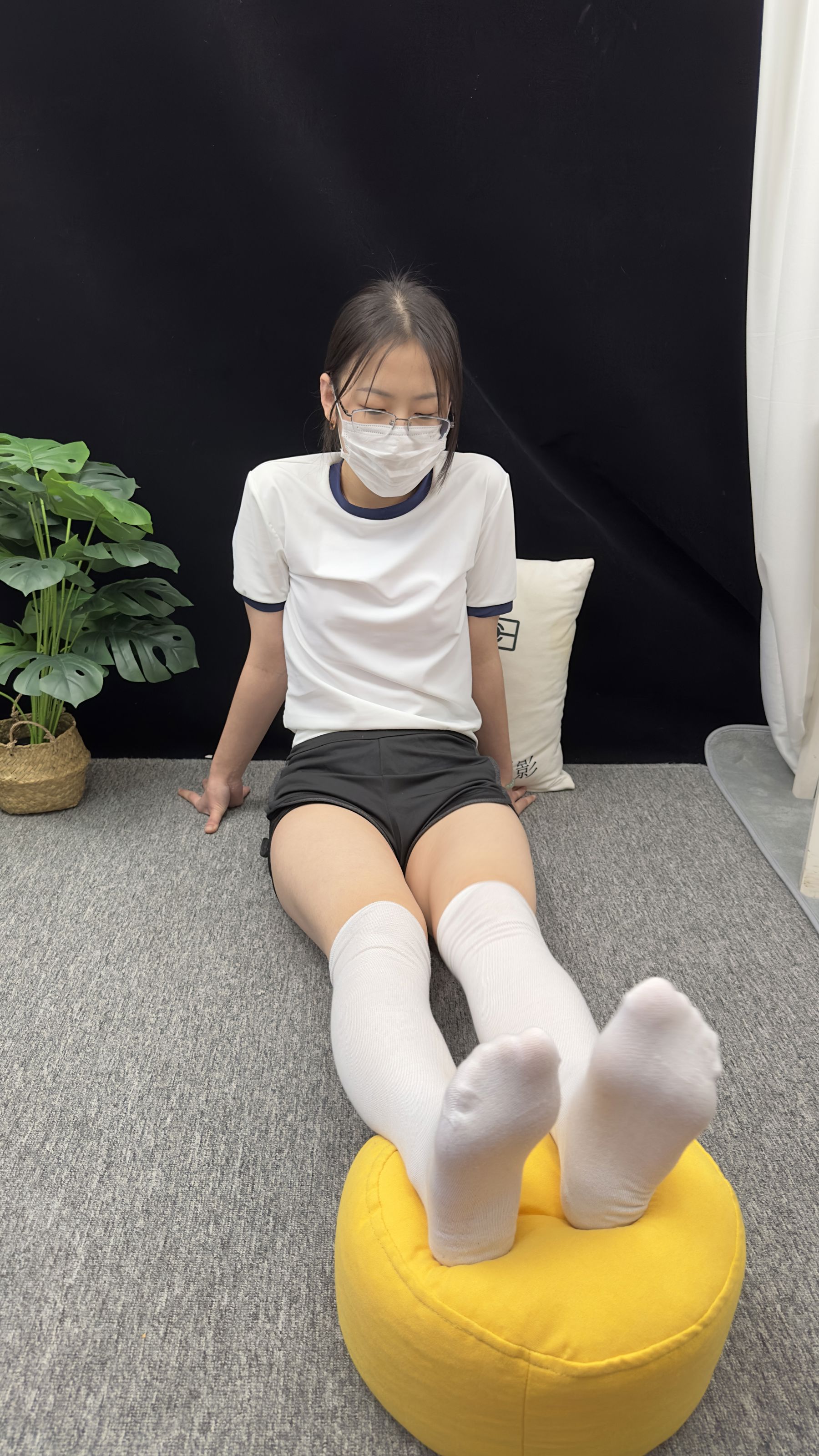 三禾摄影 No.009 体操服 过膝棉袜/(140P)