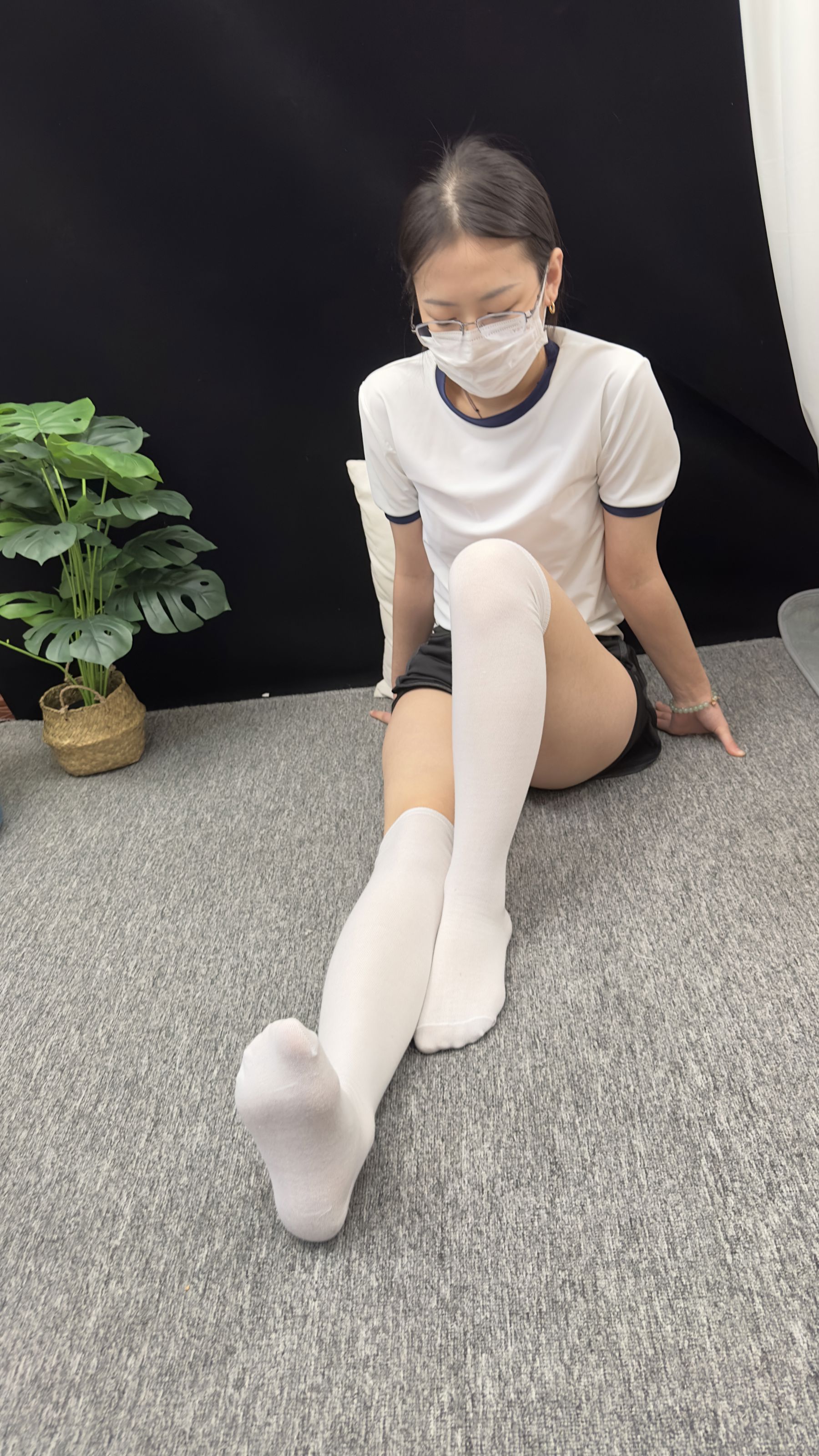 三禾摄影 No.009 体操服 过膝棉袜/(140P)