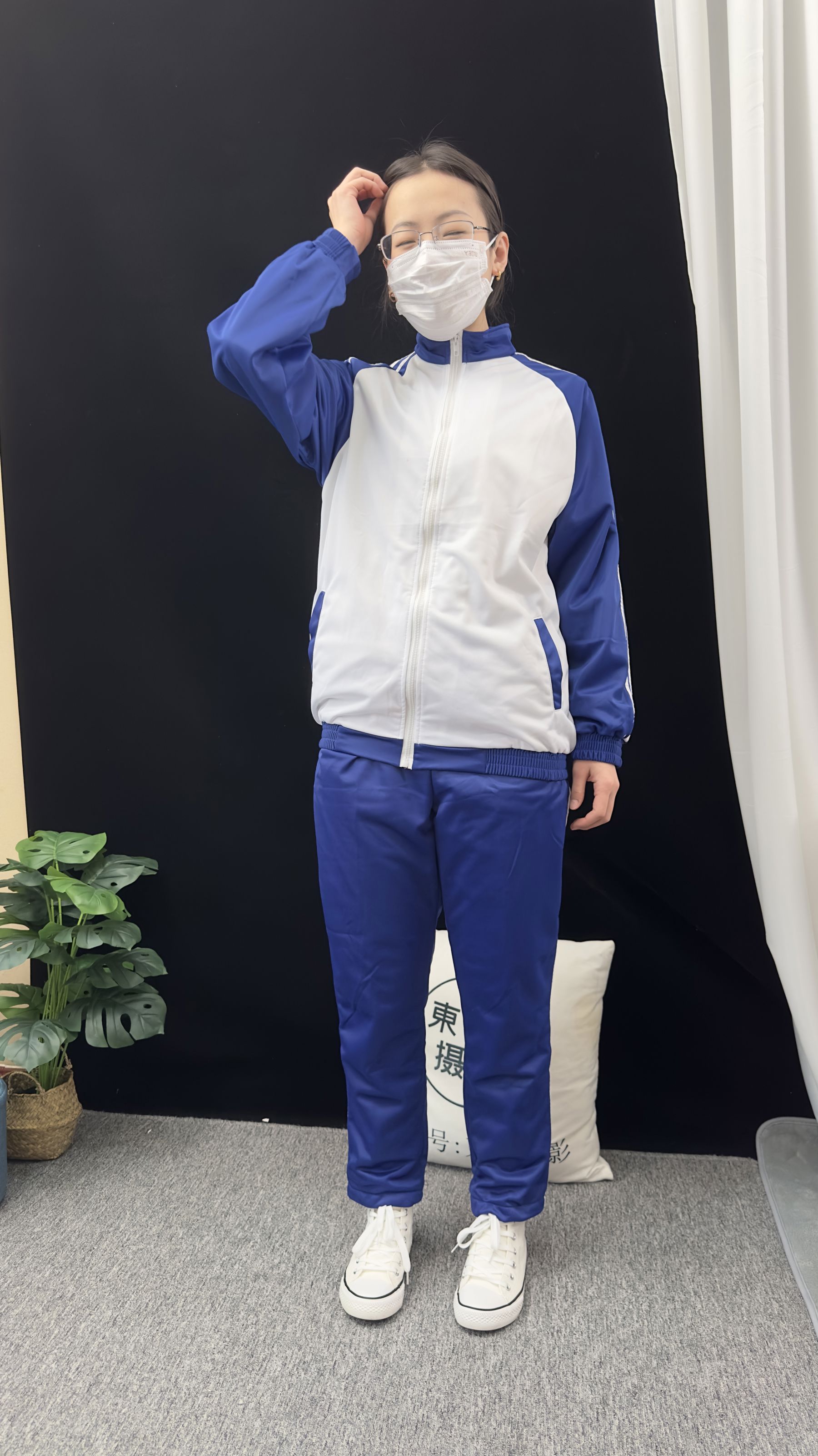 三禾摄影 No.008 校服 帆布鞋 船袜 短丝/(153P)