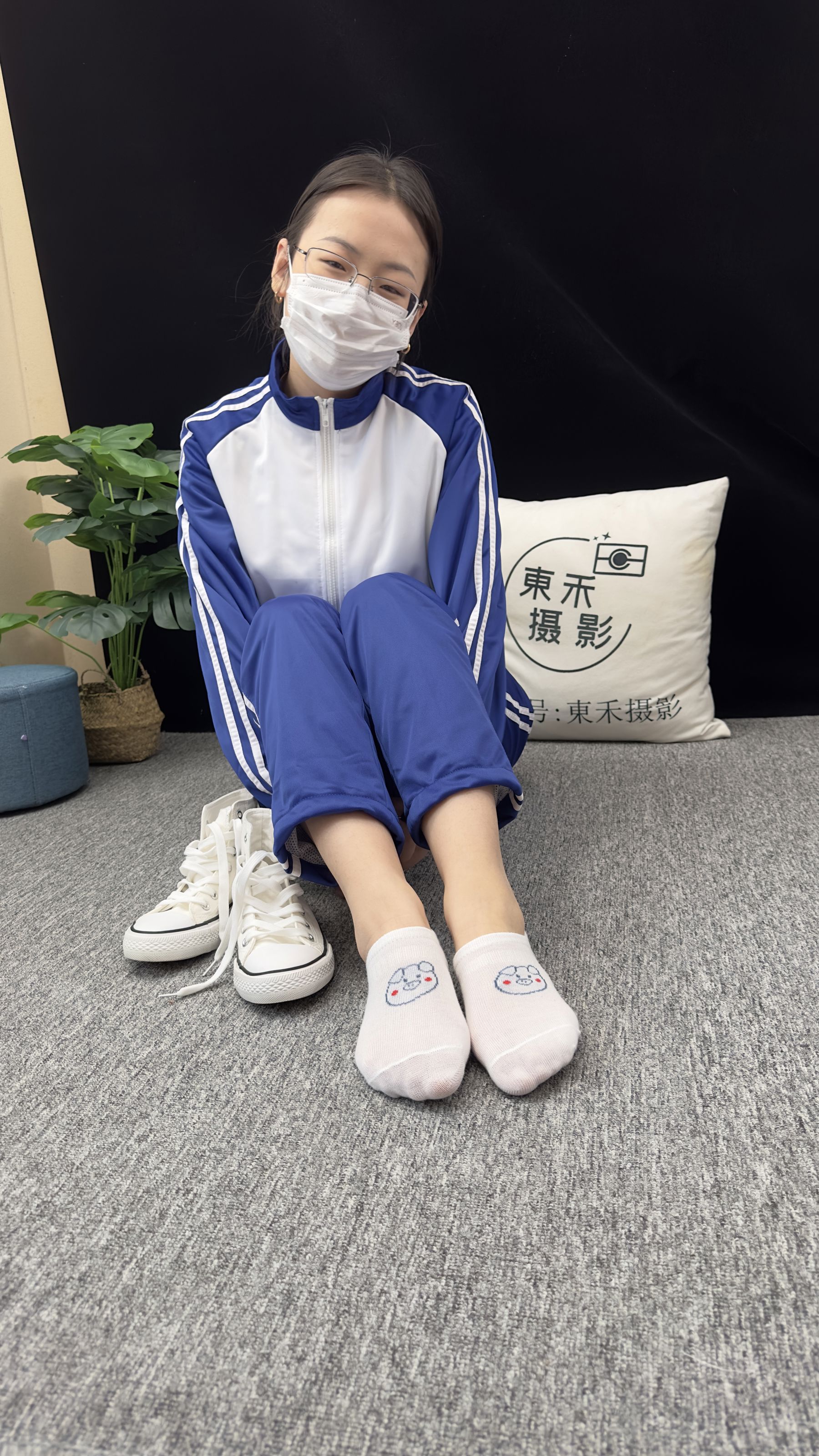 三禾摄影 No.008 校服 帆布鞋 船袜 短丝/(153P)