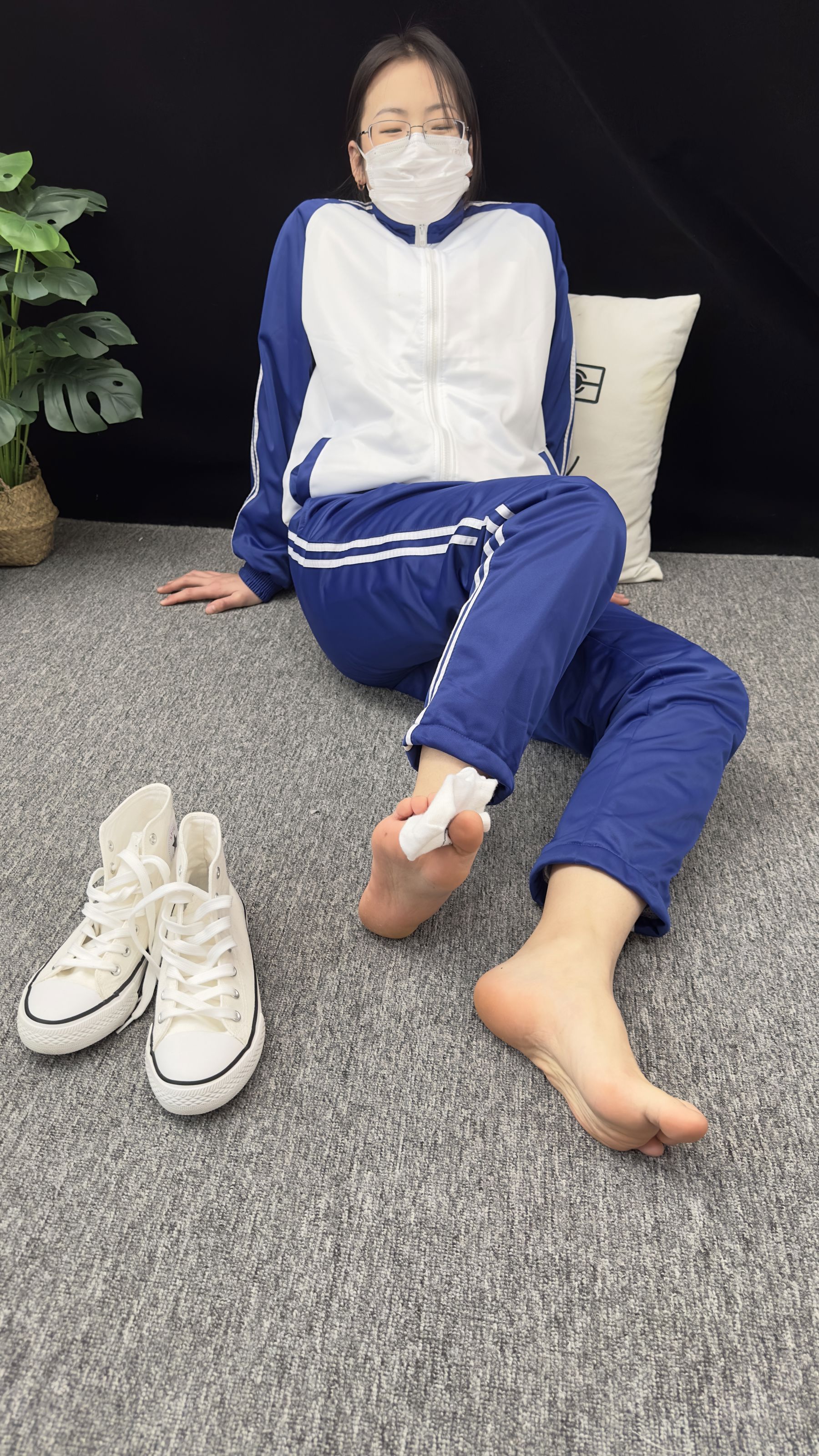 三禾摄影 No.008 校服 帆布鞋 船袜 短丝/(153P)