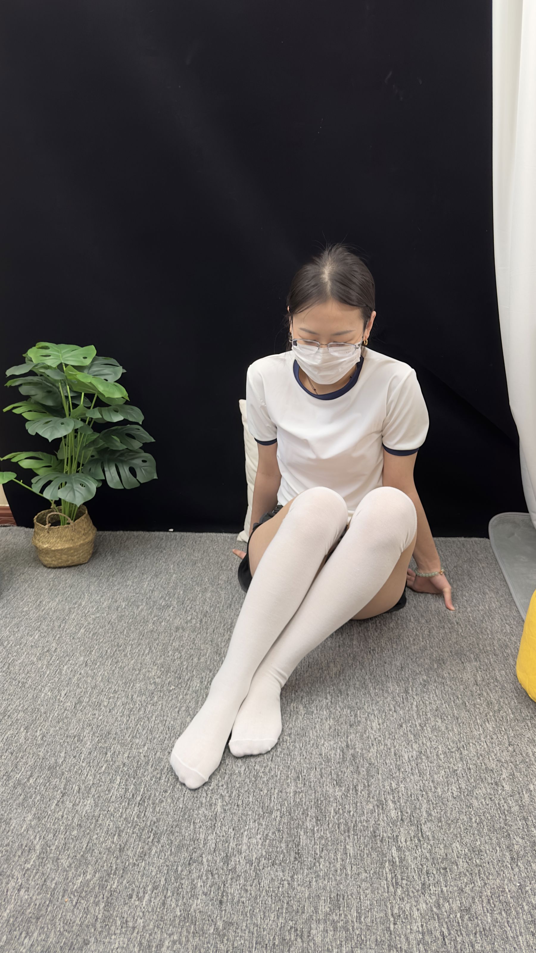 三禾摄影 No.009 体操服 过膝棉袜/(140P)