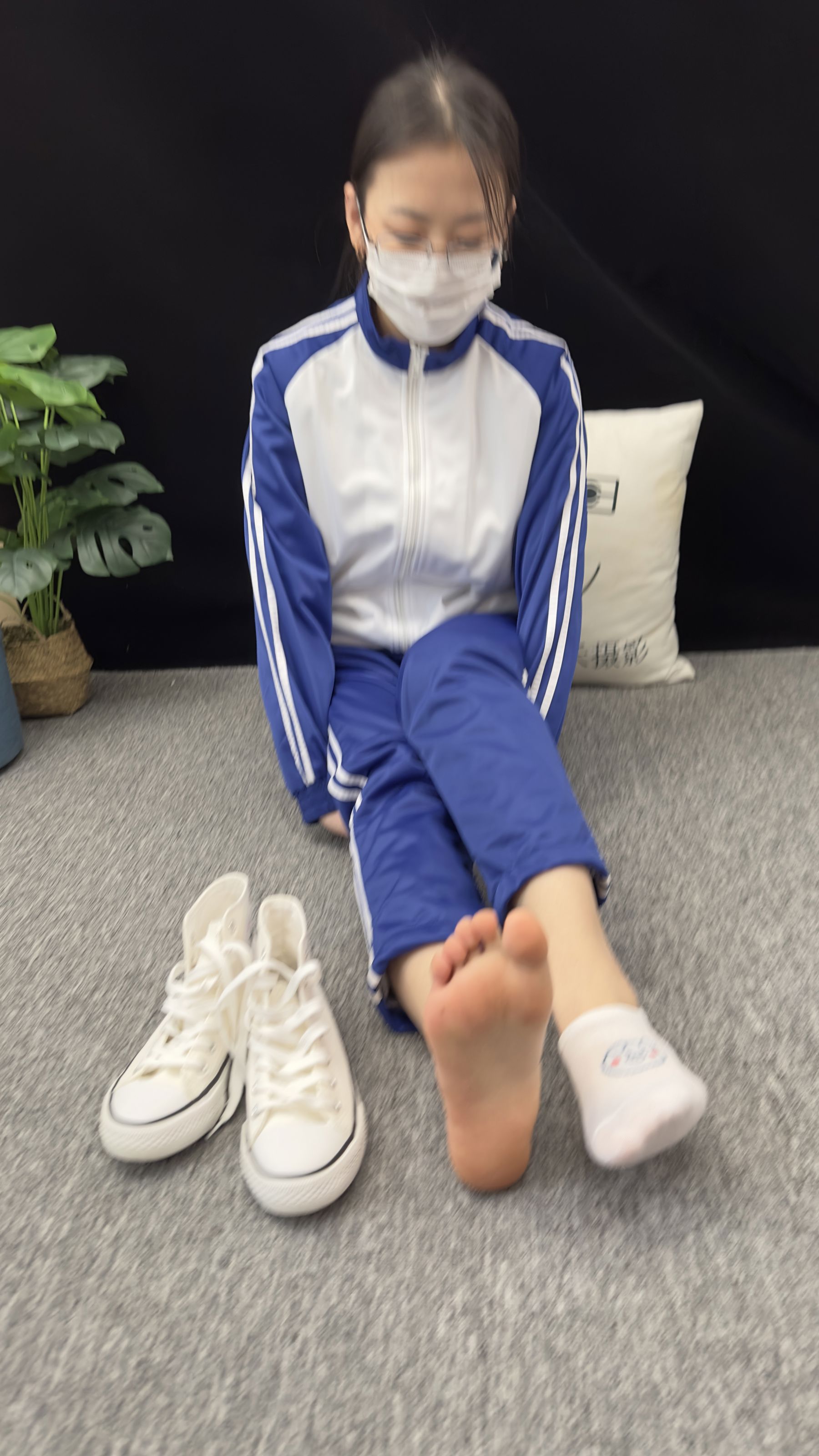 三禾摄影 No.008 校服 帆布鞋 船袜 短丝/(153P)