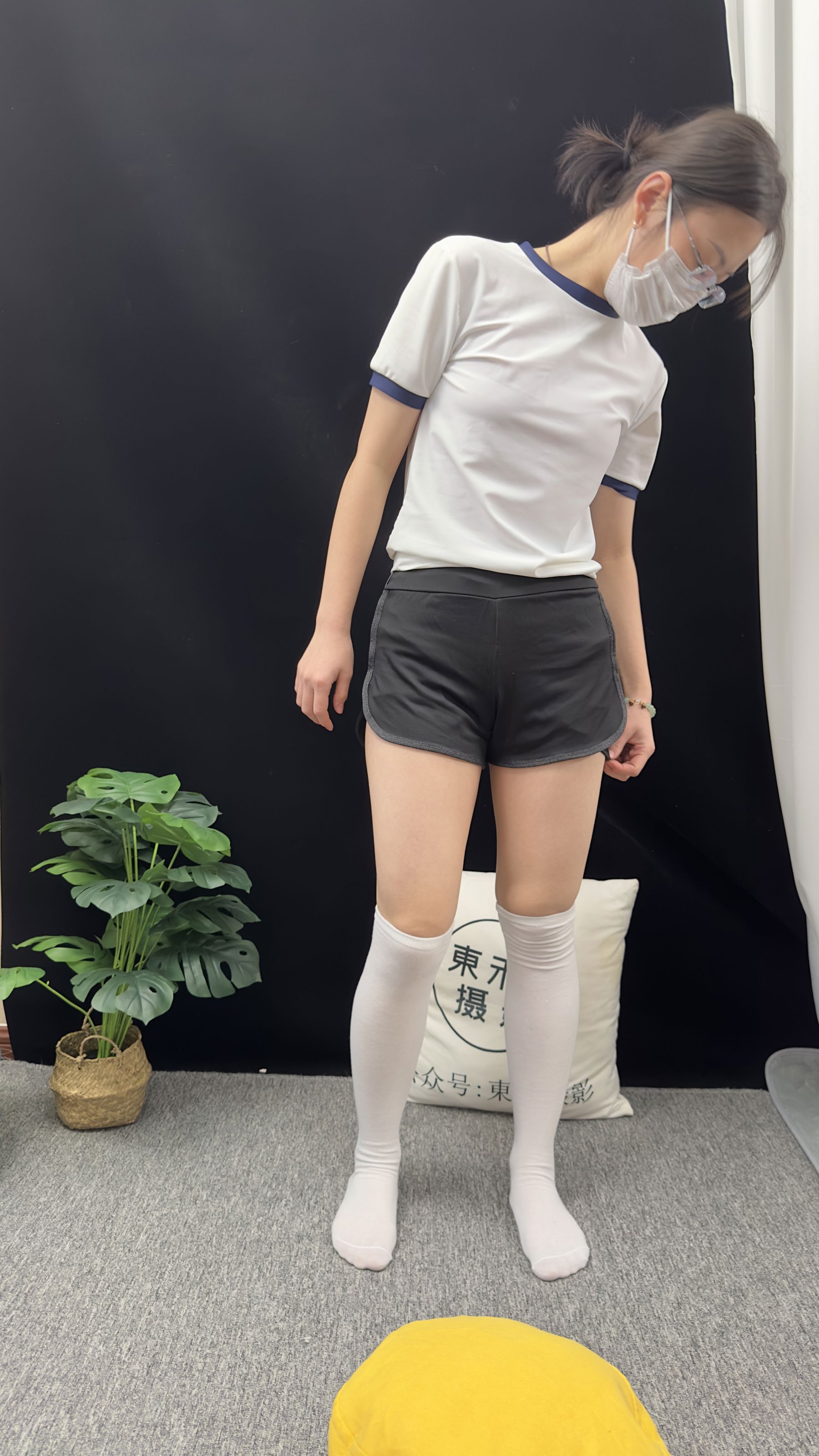 三禾摄影 No.009 体操服 过膝棉袜/(140P)