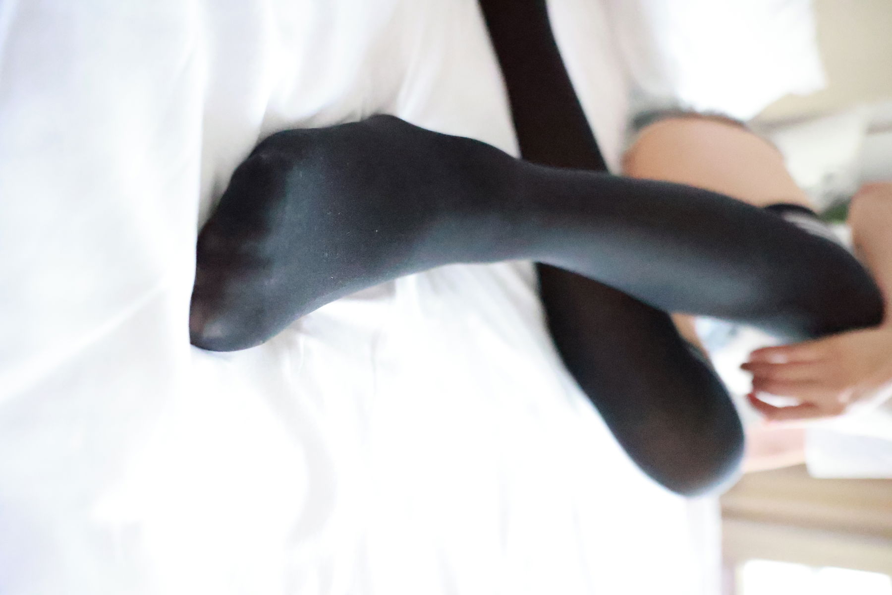 三禾摄影 No.011 牛仔热裤 高跟 过膝袜/(227P)