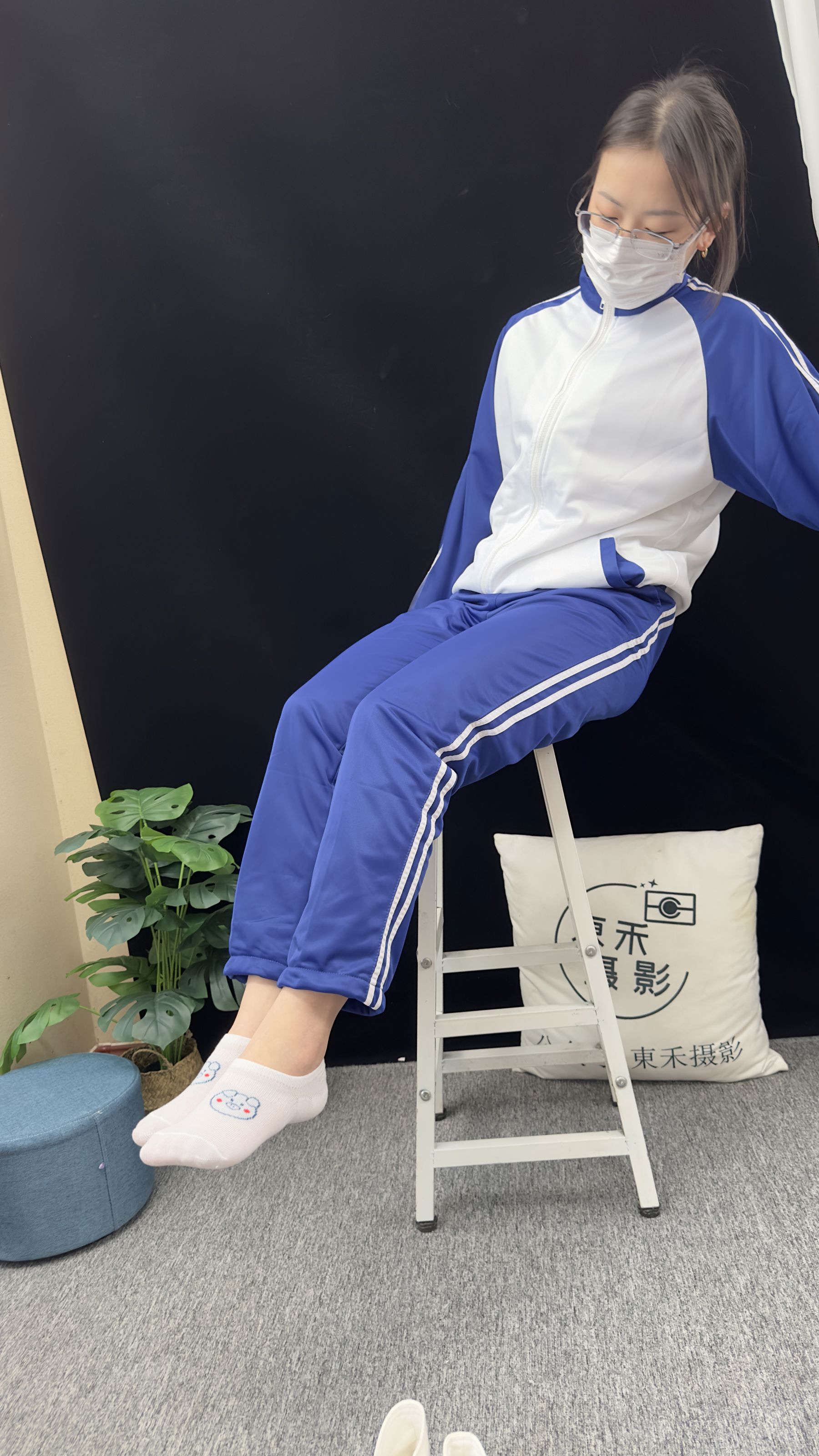 三禾摄影 No.008 校服 帆布鞋 船袜 短丝/(153P)