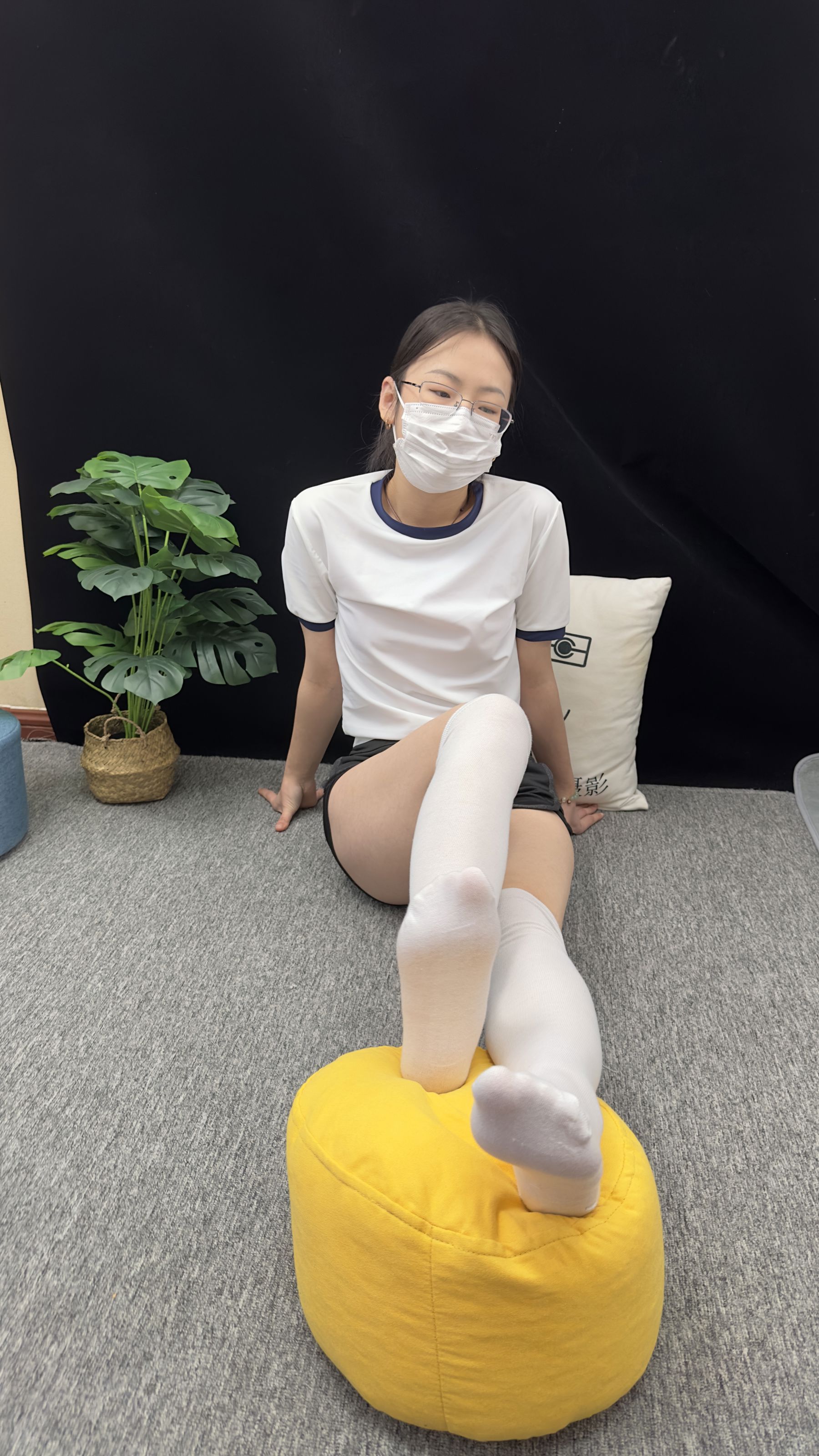 三禾摄影 No.009 体操服 过膝棉袜/(140P)