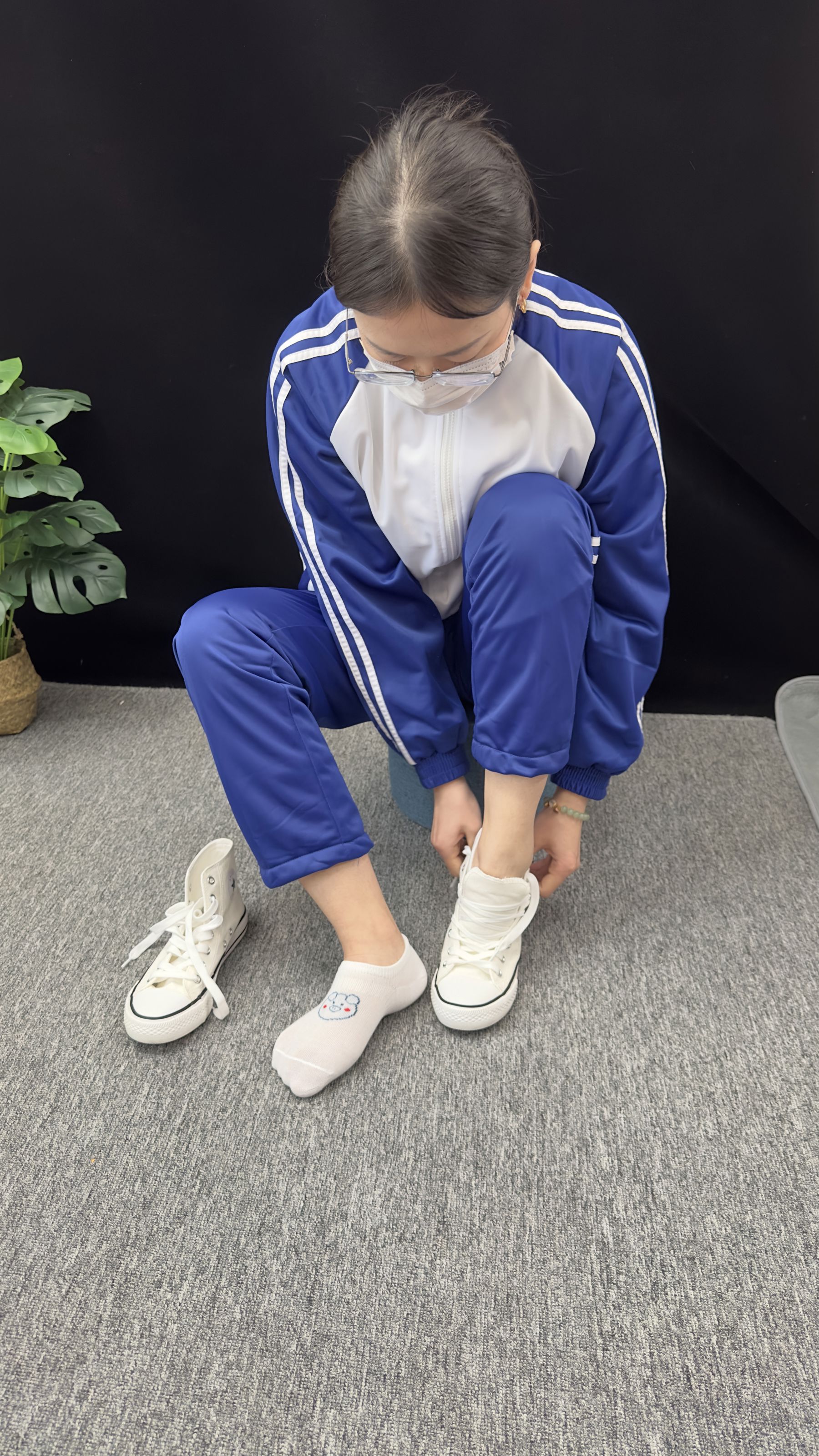 三禾摄影 No.008 校服 帆布鞋 船袜 短丝/(153P)